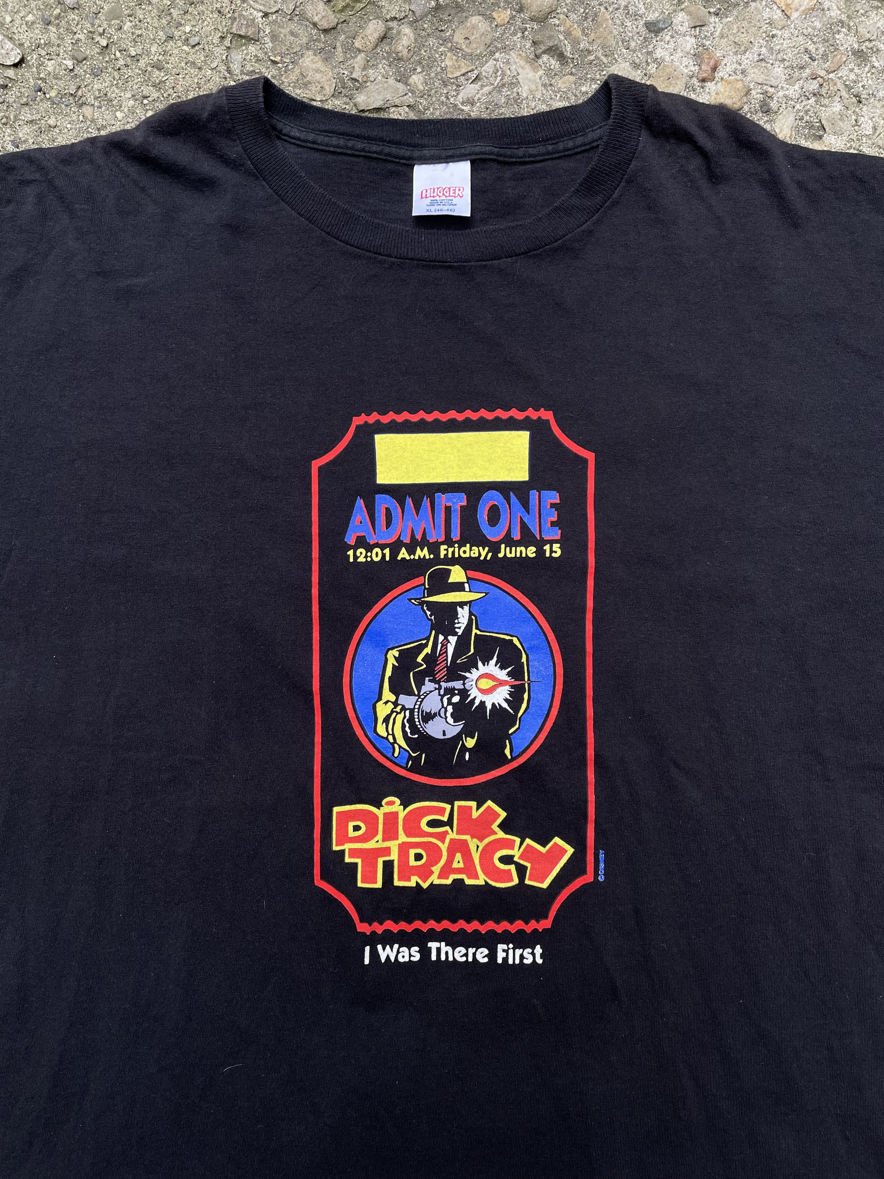 Vintage VTG 1990 Dick Tracy Movie Promo Graphic T-Shirt Size US XL / EU 56 / 4 - 2 Thumbnail