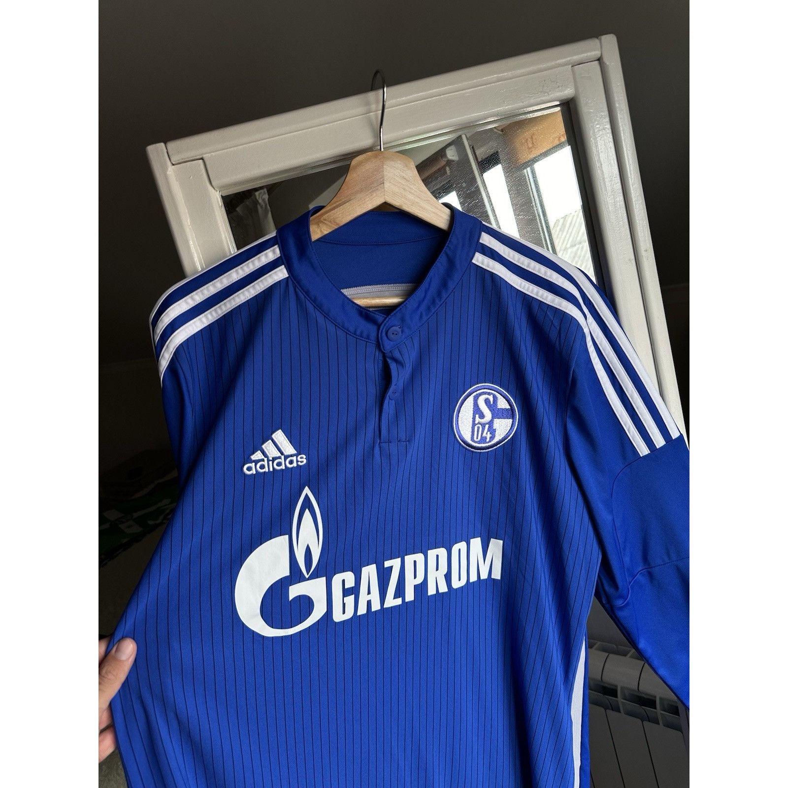 Vintage SCHALKE 04 2014/2015 SOCCER FOOTBALL Long Sleeve SHIRT JERSE Size US M / EU 48-50 / 2 - 4 Thumbnail