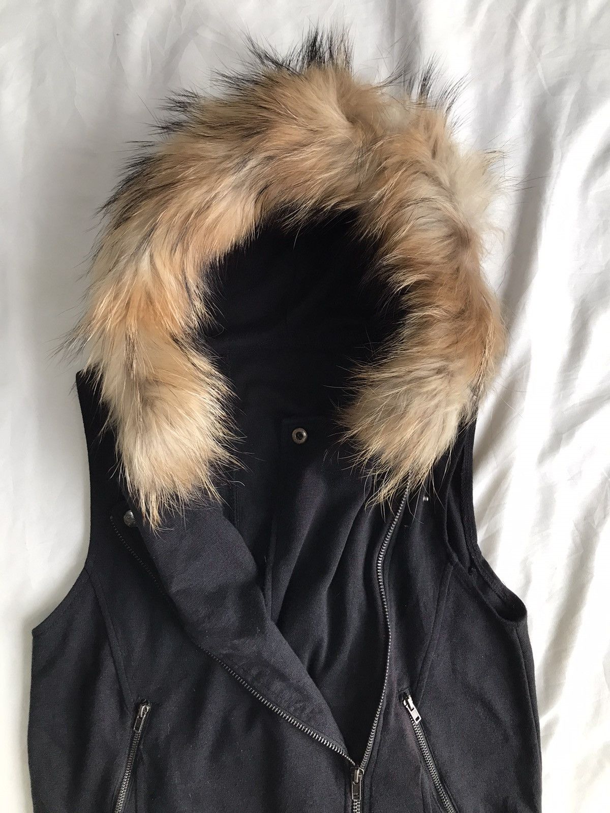 Japanese Brand Vintage Fur Hoodie Vest Rockn roll style Size US M / EU 48-50 / 2 - 5 Thumbnail