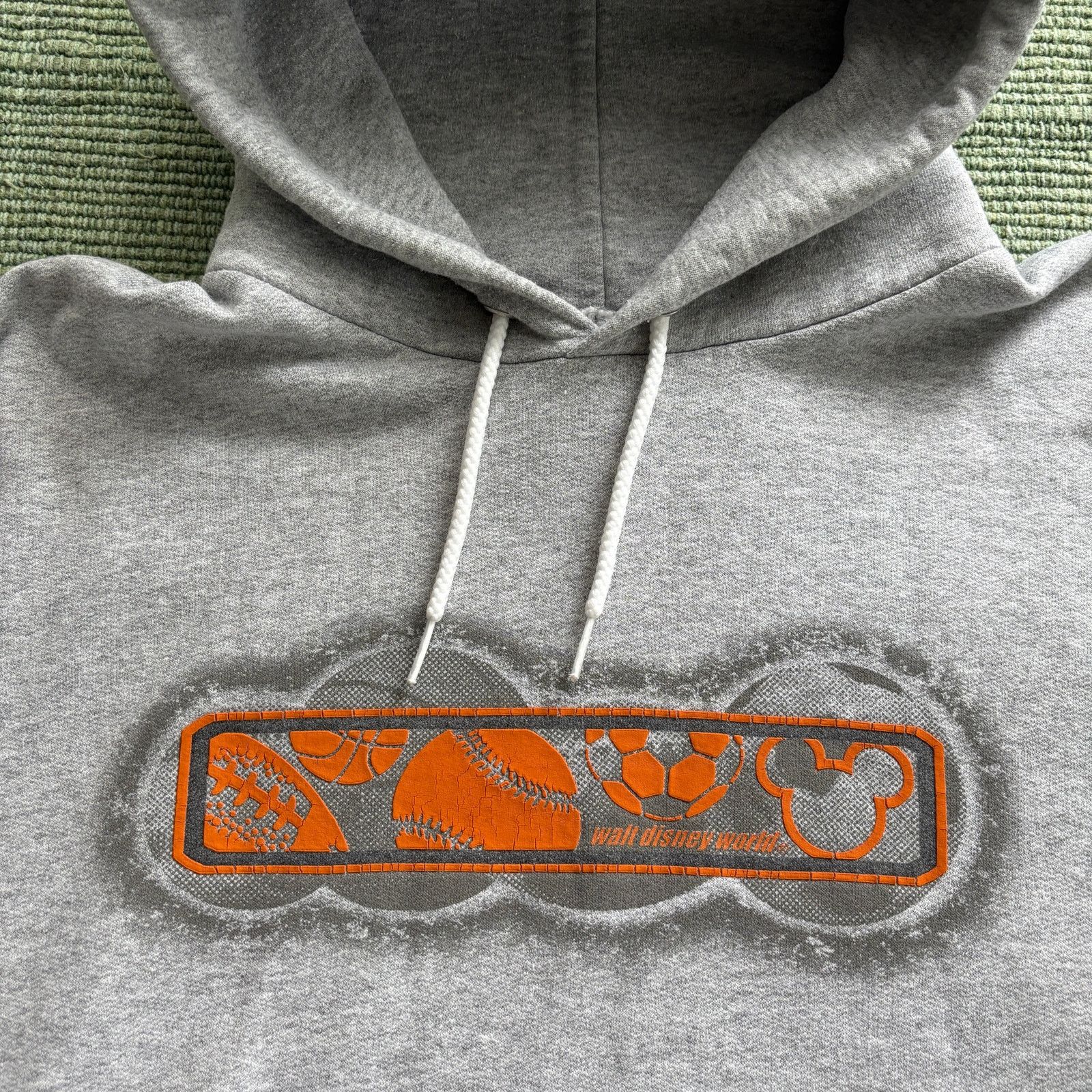 Disney × Vintage Vintage 90s Walt Disney World Box Logo Hoodie Sweatshirt L Size US L / EU 52-54 / 3 - 2 Thumbnail