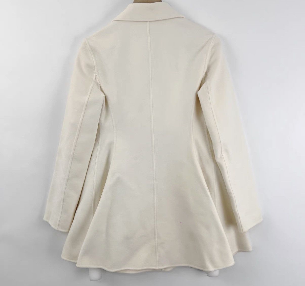 Dior Dior Off-White Cashmere Coat K12 Size XXS / US 00 / IT 34 - 2 Thumbnail