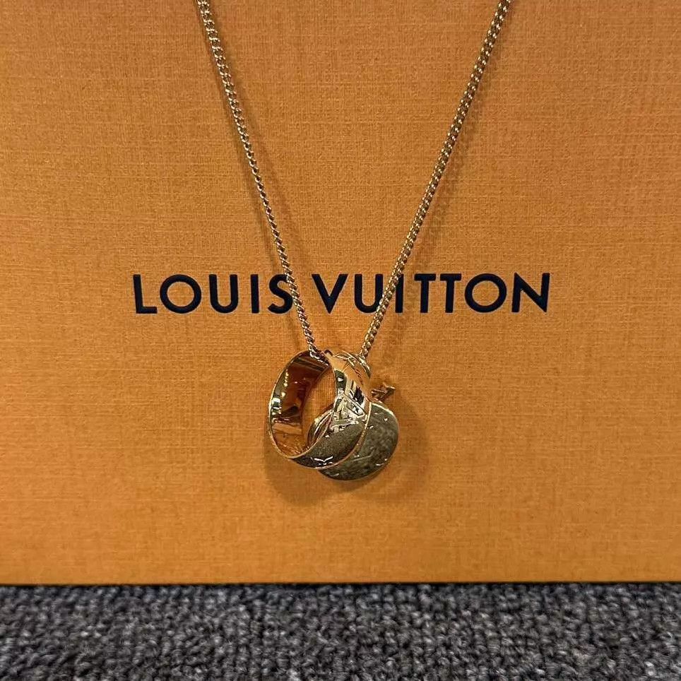 Louis Vuitton LV gold necklace 99 New Size ONE SIZE - 3 Thumbnail