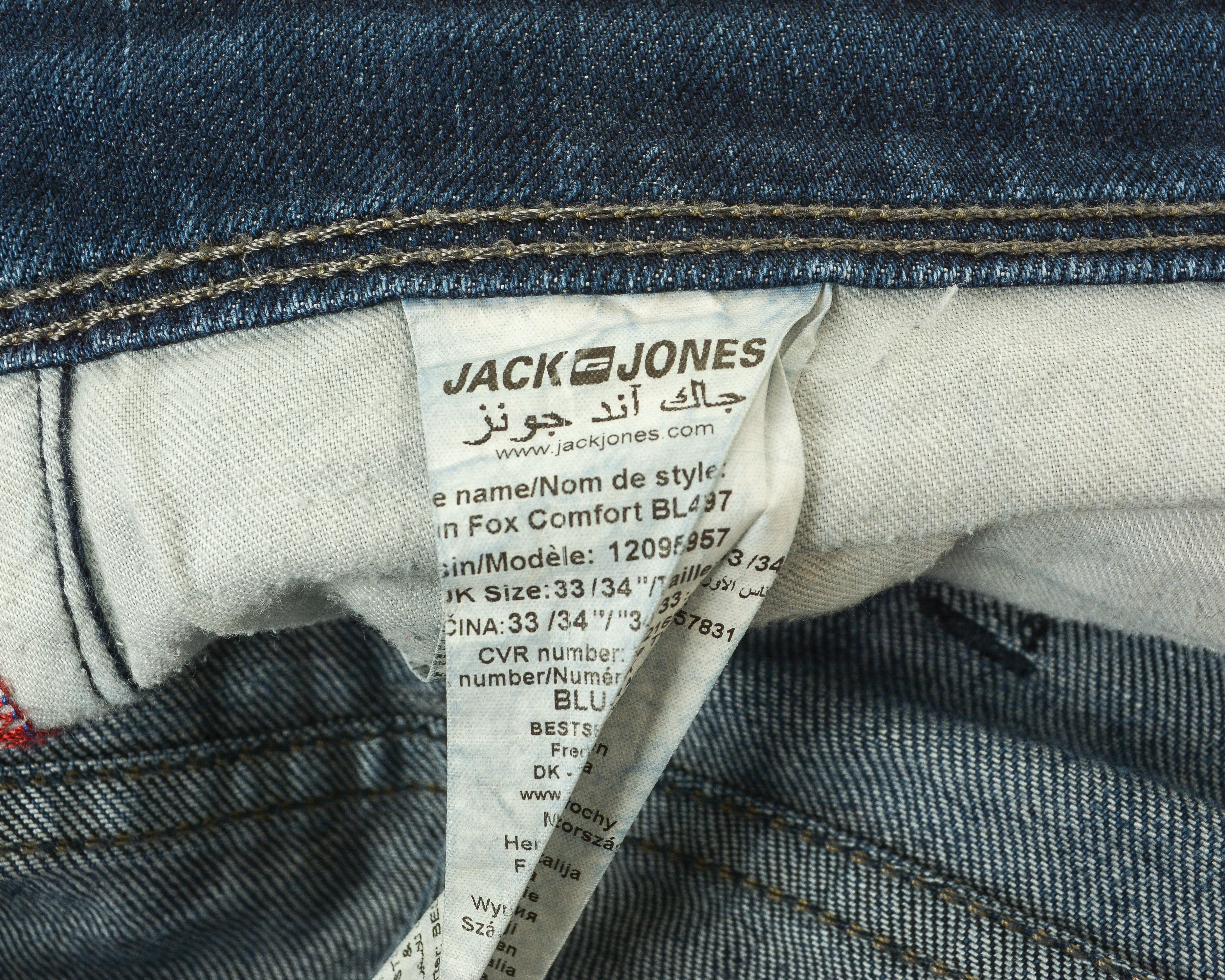 Jack & Jones Glenn W33 L34 Slim Fit Tapered Jeans Denim Pants Trousers Size US 33 - 4 Thumbnail