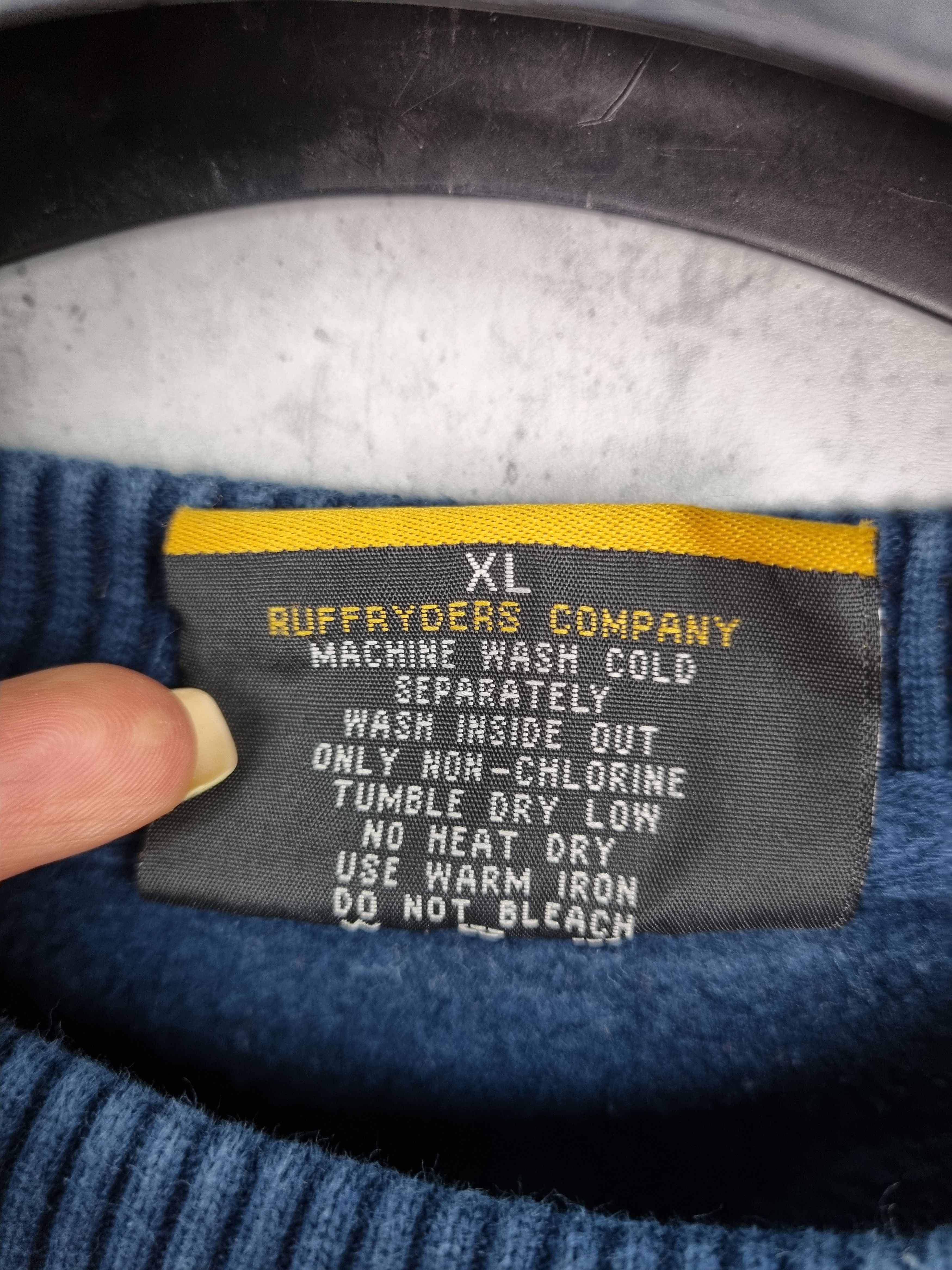 Rap Tees × Ruff Ryders × Vintage Ruff Ryders Spellout Big Logo Faded Sweatshirt Size US XL / EU 56 / 4 - 12 Thumbnail
