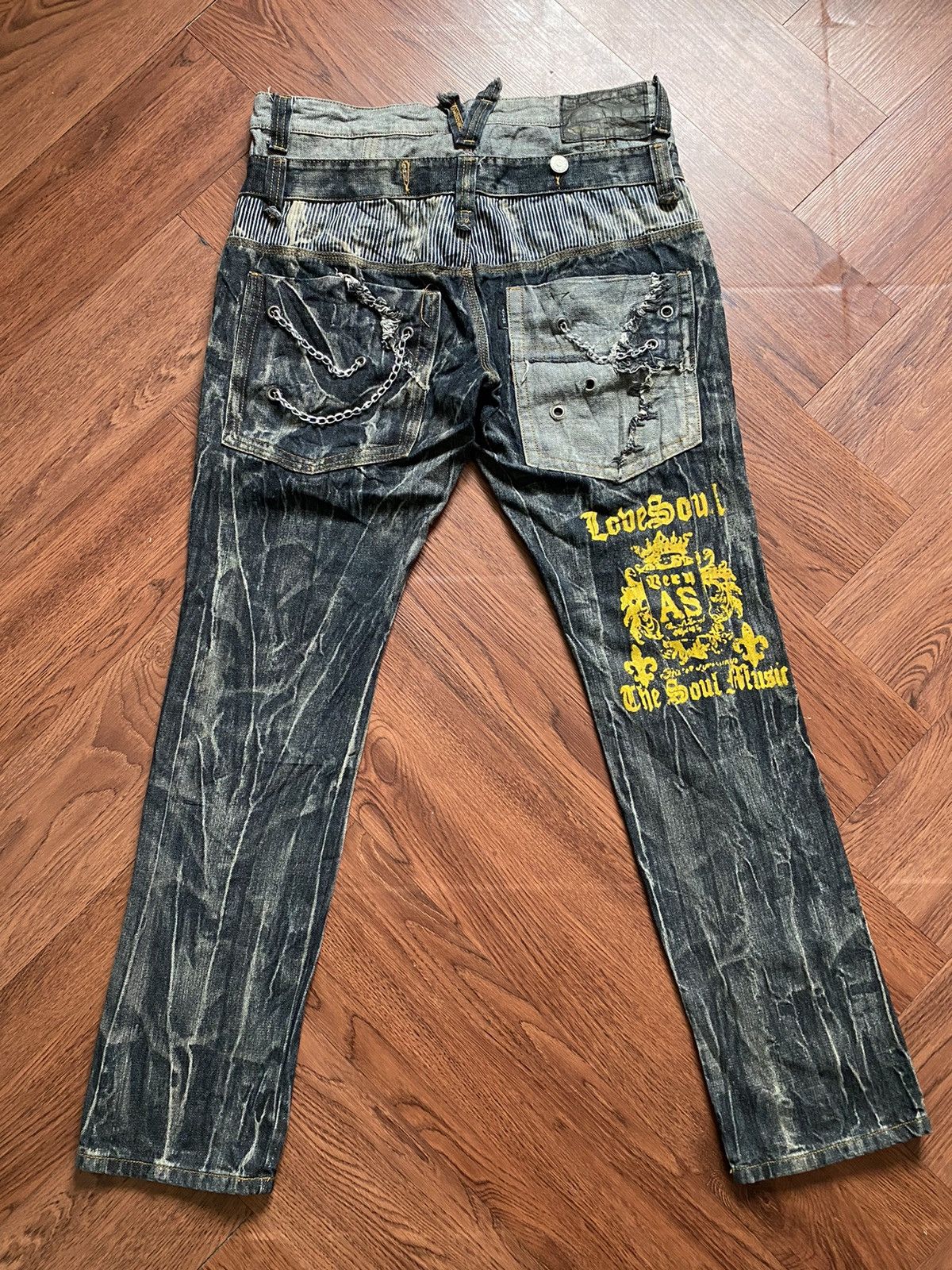If Six Was Nine × Japanese Brand Aston Double Waist Jeans Size US 34 / EU 50 - 2 Thumbnail