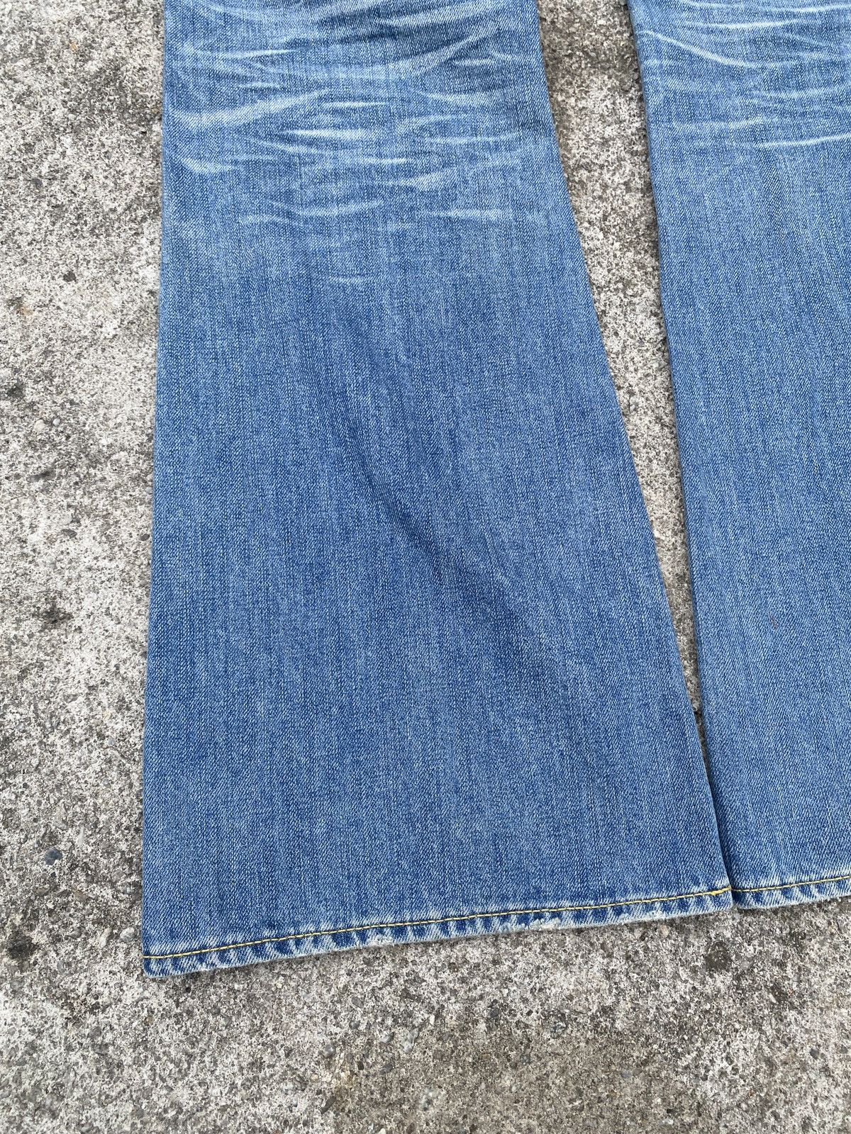 Japanese Brand × Tornado Mart Purple & Yellow Japan Patches Flare Jeans Size US 30 / EU 46 - 9 Thumbnail