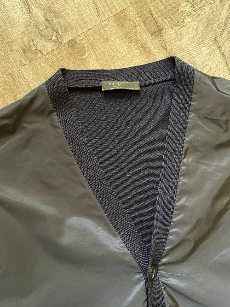 Prada Wool Cardigan Prada Nylon Size US L / EU 52-54 / 3 - 13 Thumbnail
