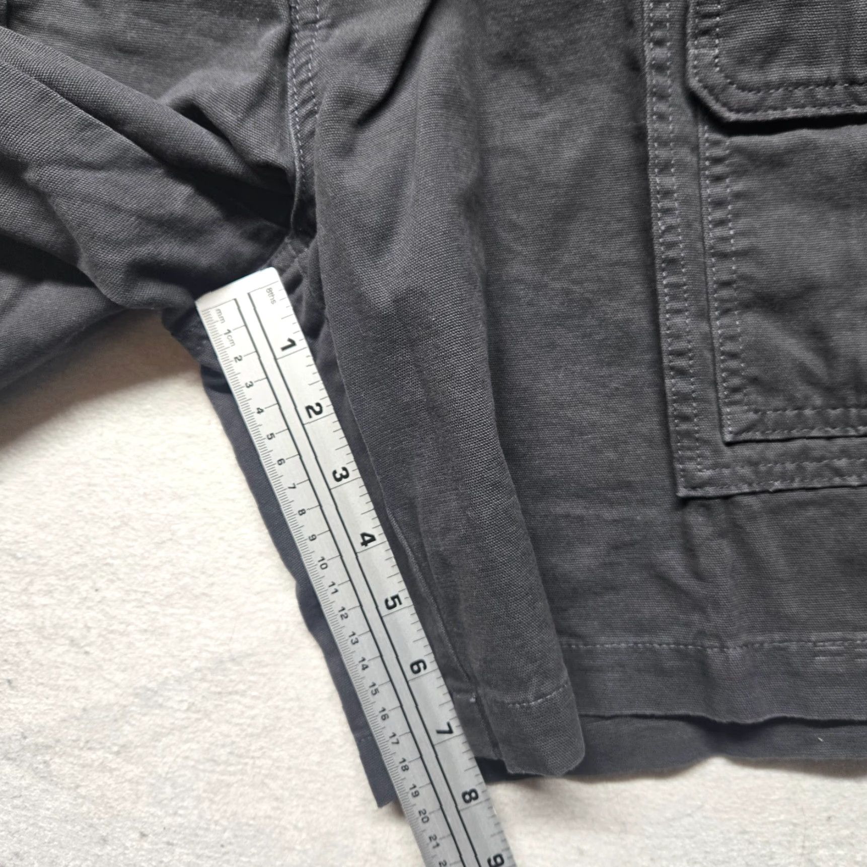 Savane SAVANE Black Cargo Shorts Cotton Adult Women 38 Pants Cargo Pocket 7.5 Inseam Twill Regular Elastic Pockets Outdoor Hiking Women Size 26" / US 2 / IT 38 - 6 Thumbnail