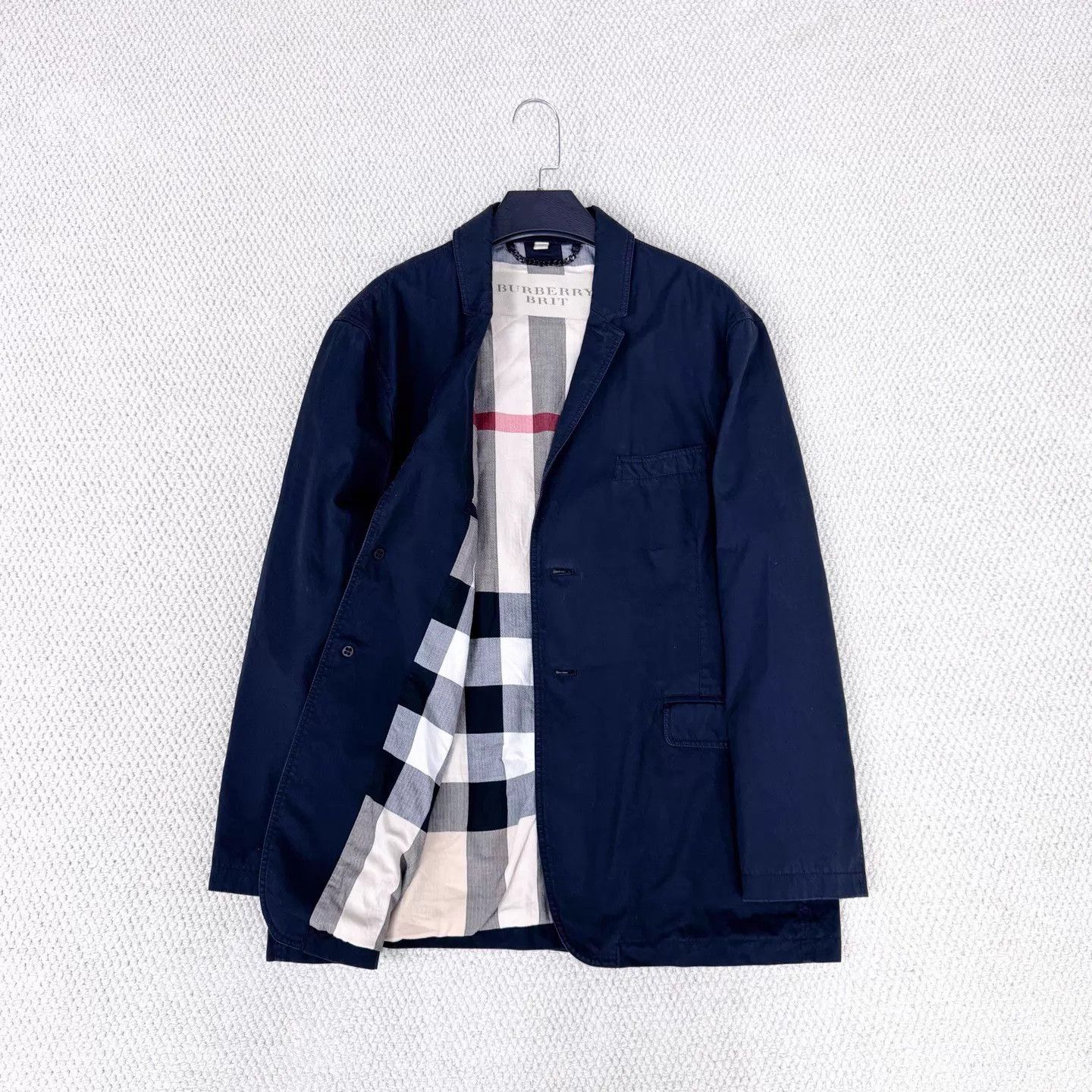 Burberry Burberry Black Multi-Pocket Single-Breasted Leather Blazer Size US XL / EU 56 / 4 - 3 Thumbnail