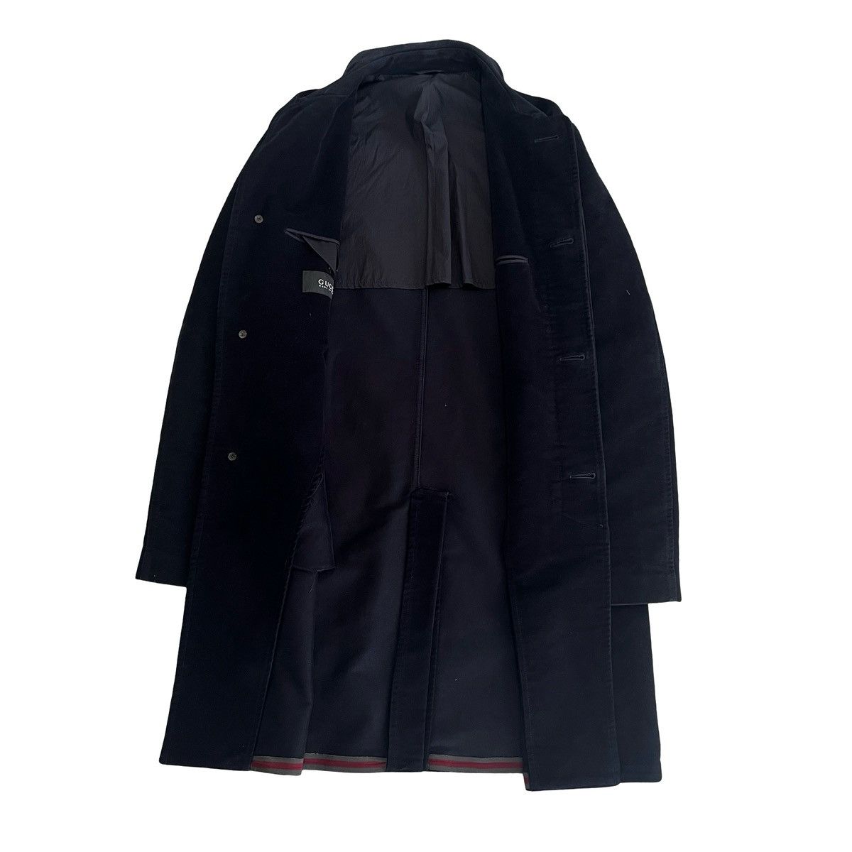 Gucci GUCCI by TOM FORD Wool Chester Long Coat Black 50 Size US M / EU 48-50 / 2 - 2 Thumbnail
