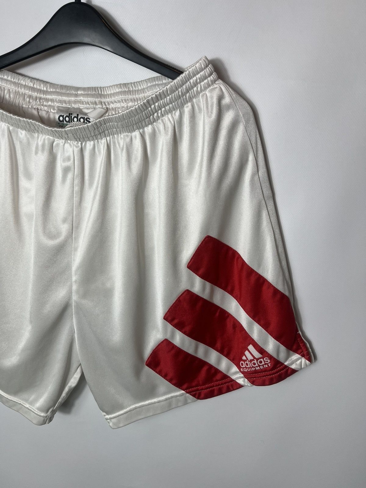 Adidas 90s Adidas Equipment Vintage Football Soccer Shorts White Size US 32 / EU 48 - 4 Thumbnail
