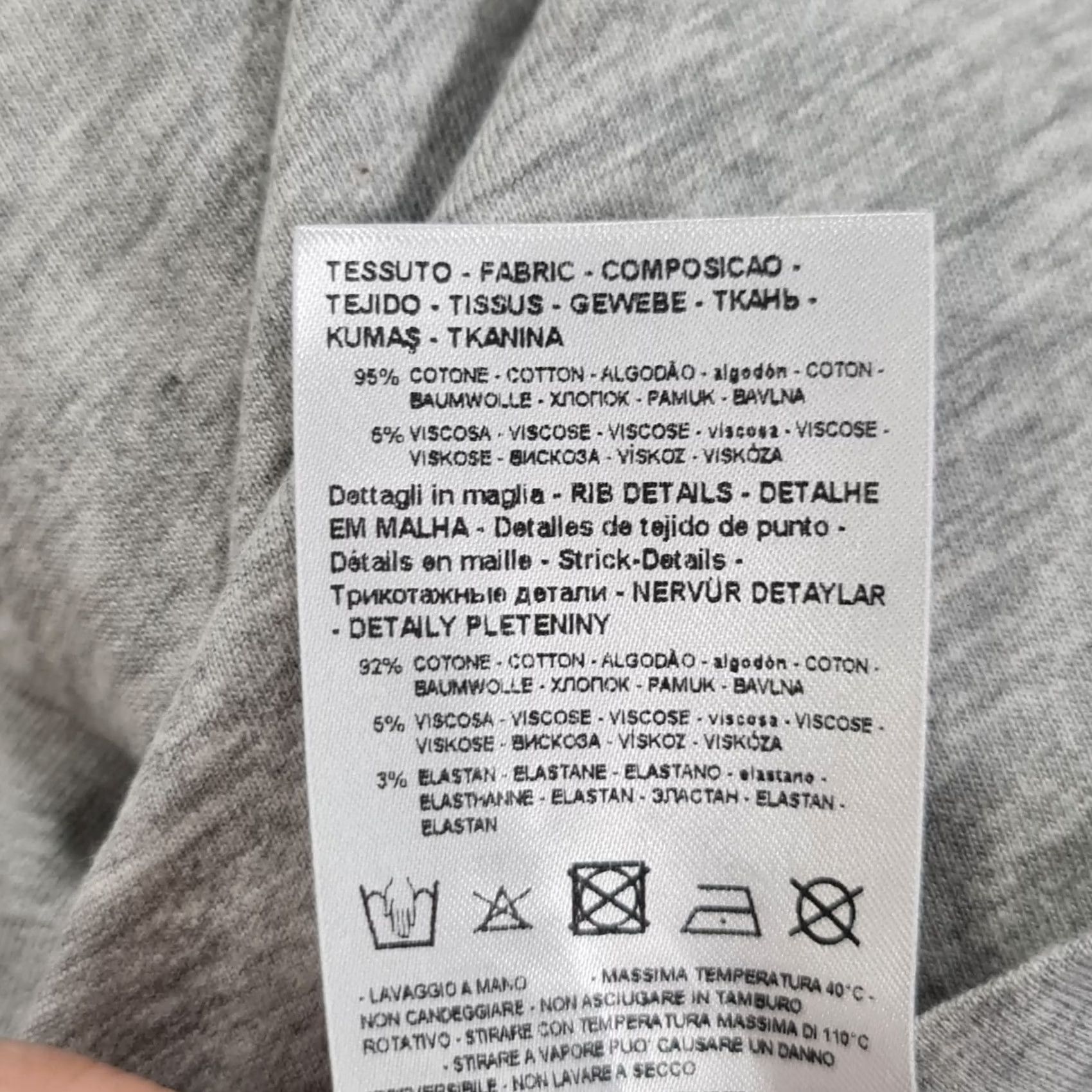 Armani Exchange Armani Exchange Womens T Shirt Grey XS Short Sleeves Logo Tee Size XS / US 0-2 / IT 36-38 - 8 Thumbnail