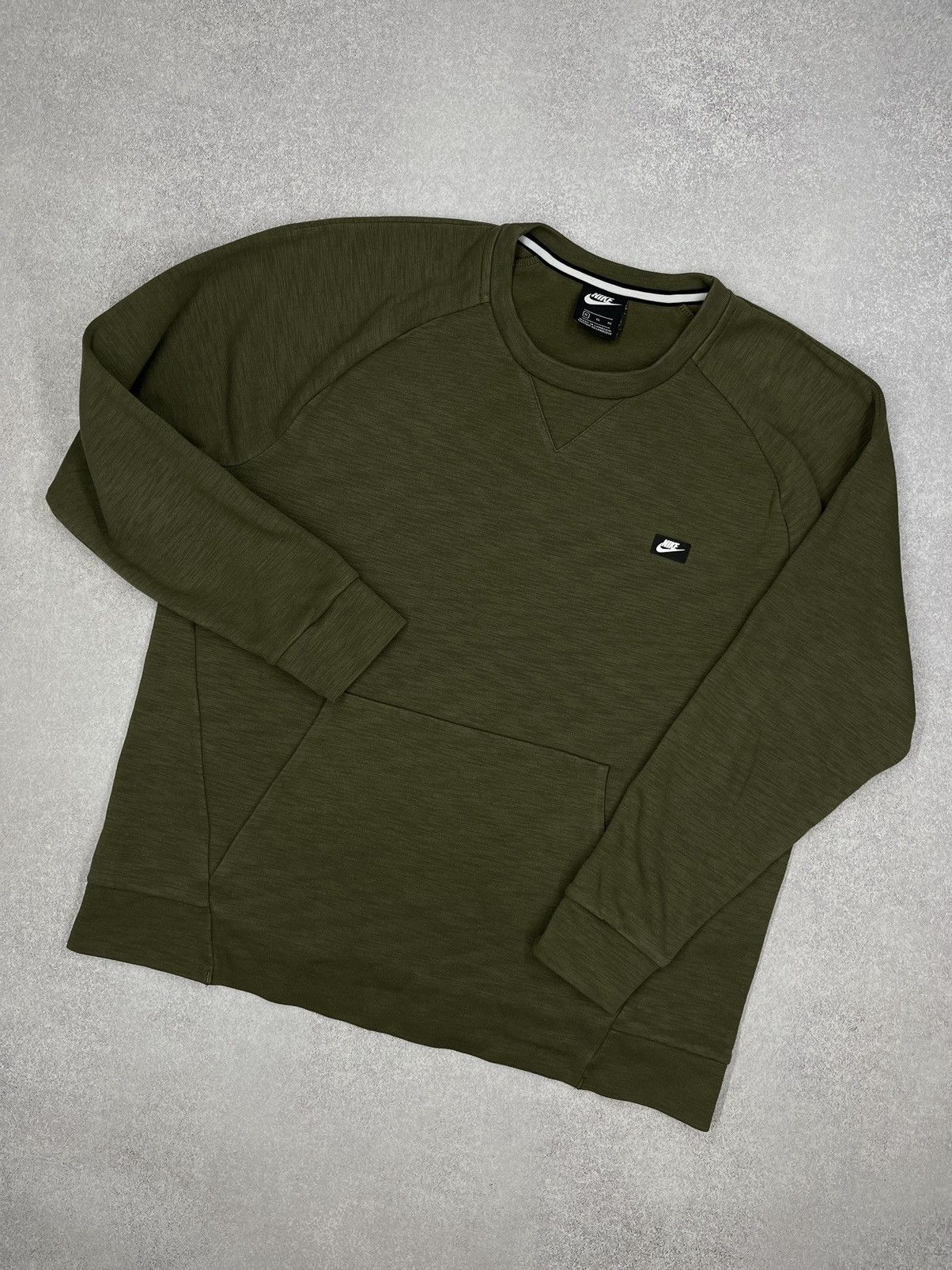 Nike Mens Nike Modern Olive Sweatshirt Y2K Drill Drip ACG TN Size US XL / EU 56 / 4 - 1 Thumbnail