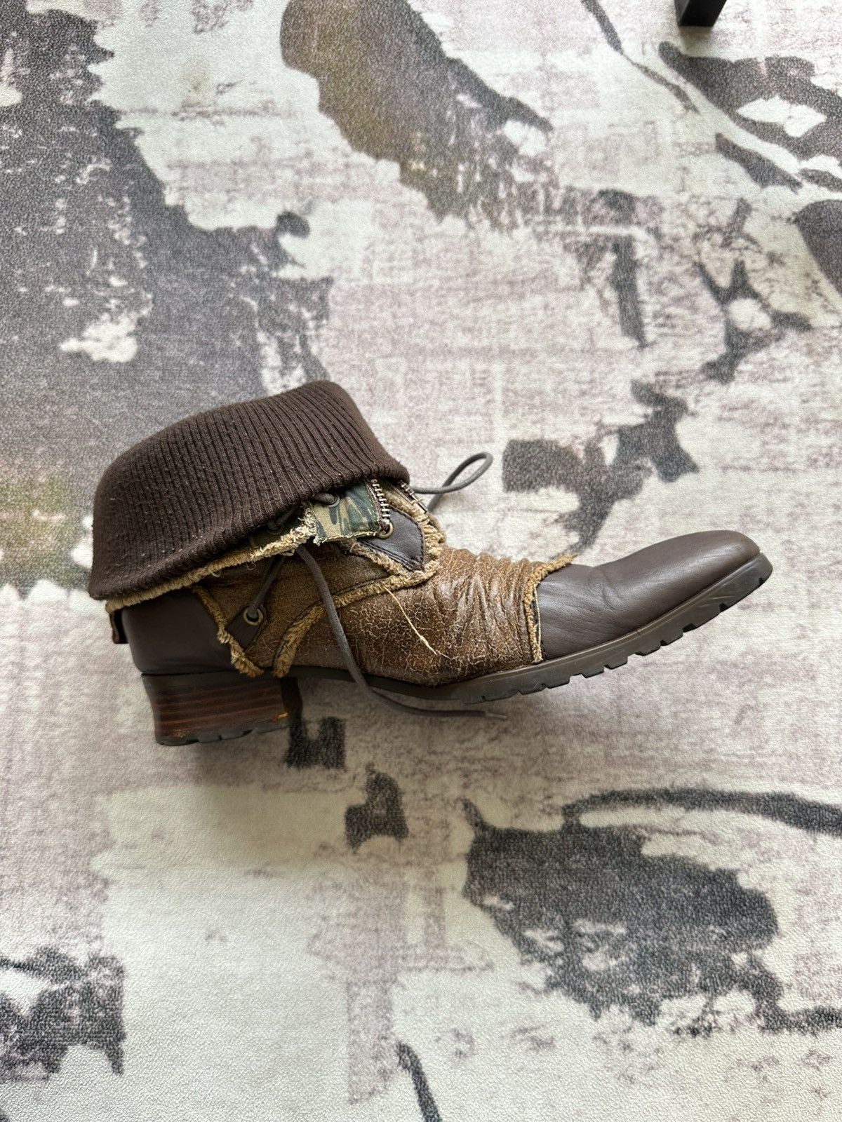 BUFFALO BOBS 2009 Buffalo Bobs double layered leather combat boots Size US 9.5 / EU 42-43 - 8 Thumbnail