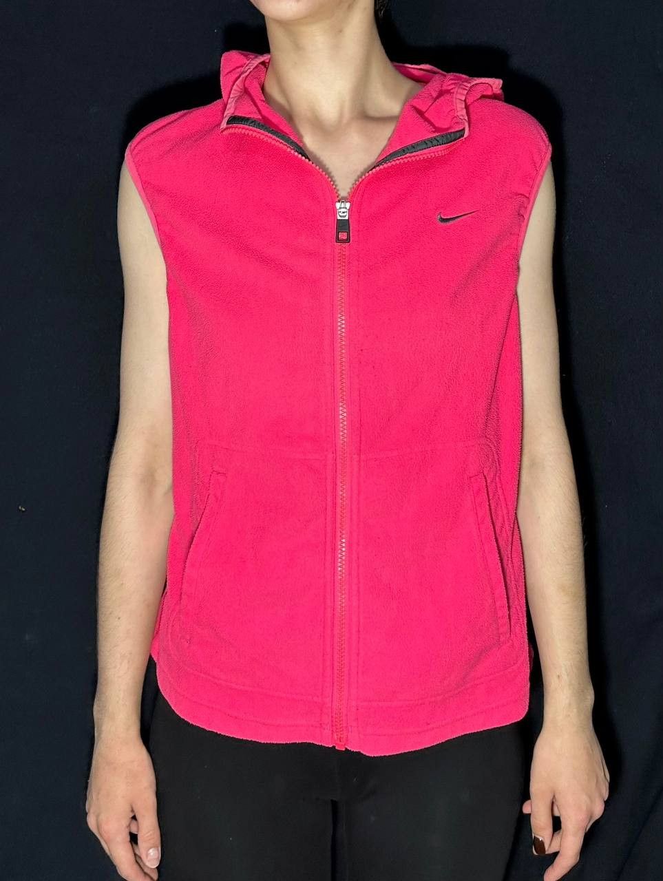Nike Nike athletic dept sleeveless vest fleece 90s y2k style Size L / US 10 / IT 46 - 1 Thumbnail