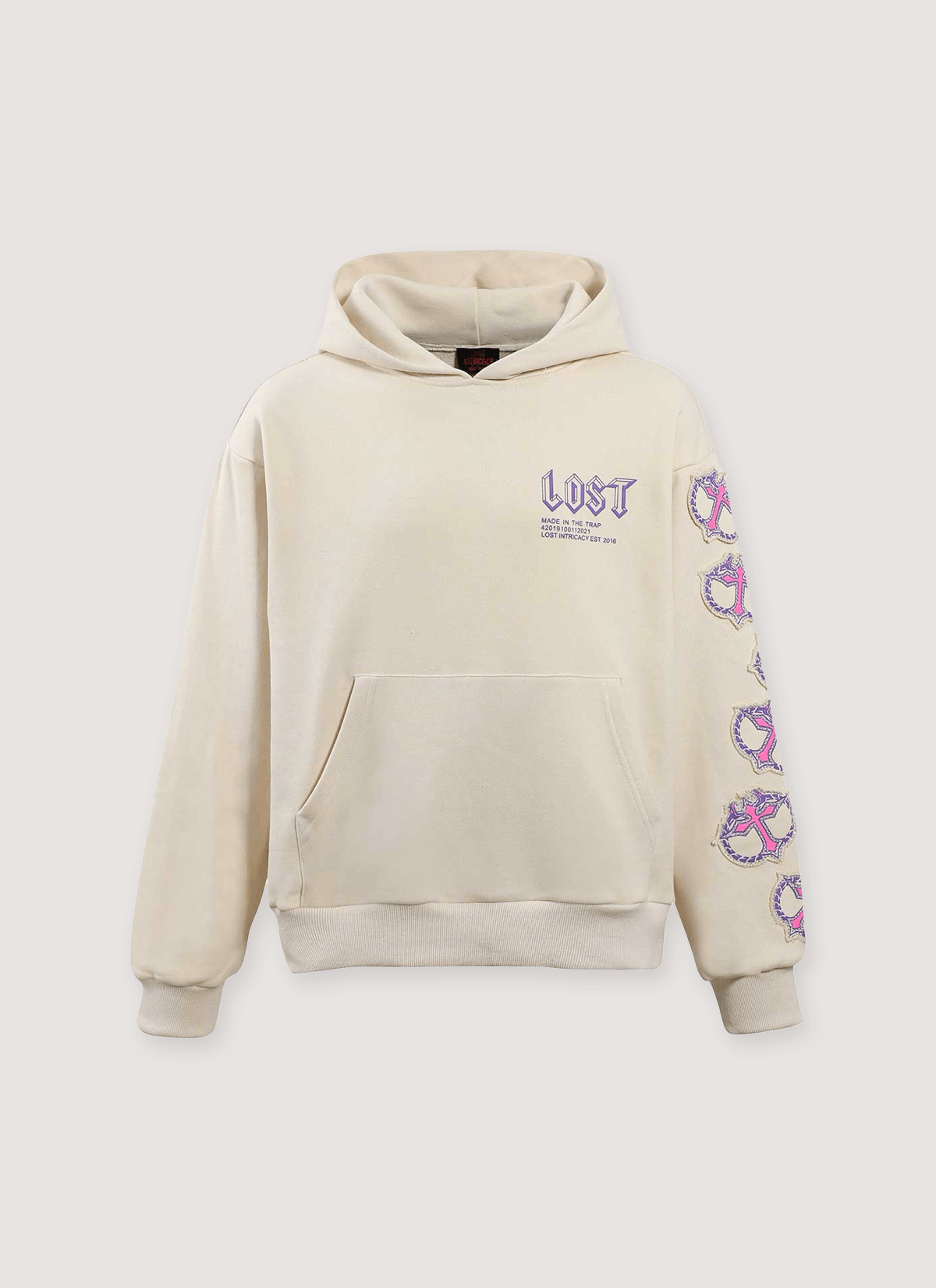 LOST INTRICACY MITT Sweatshirt Cream Pink Size US XXL / EU 58 / 5 - 1 Preview