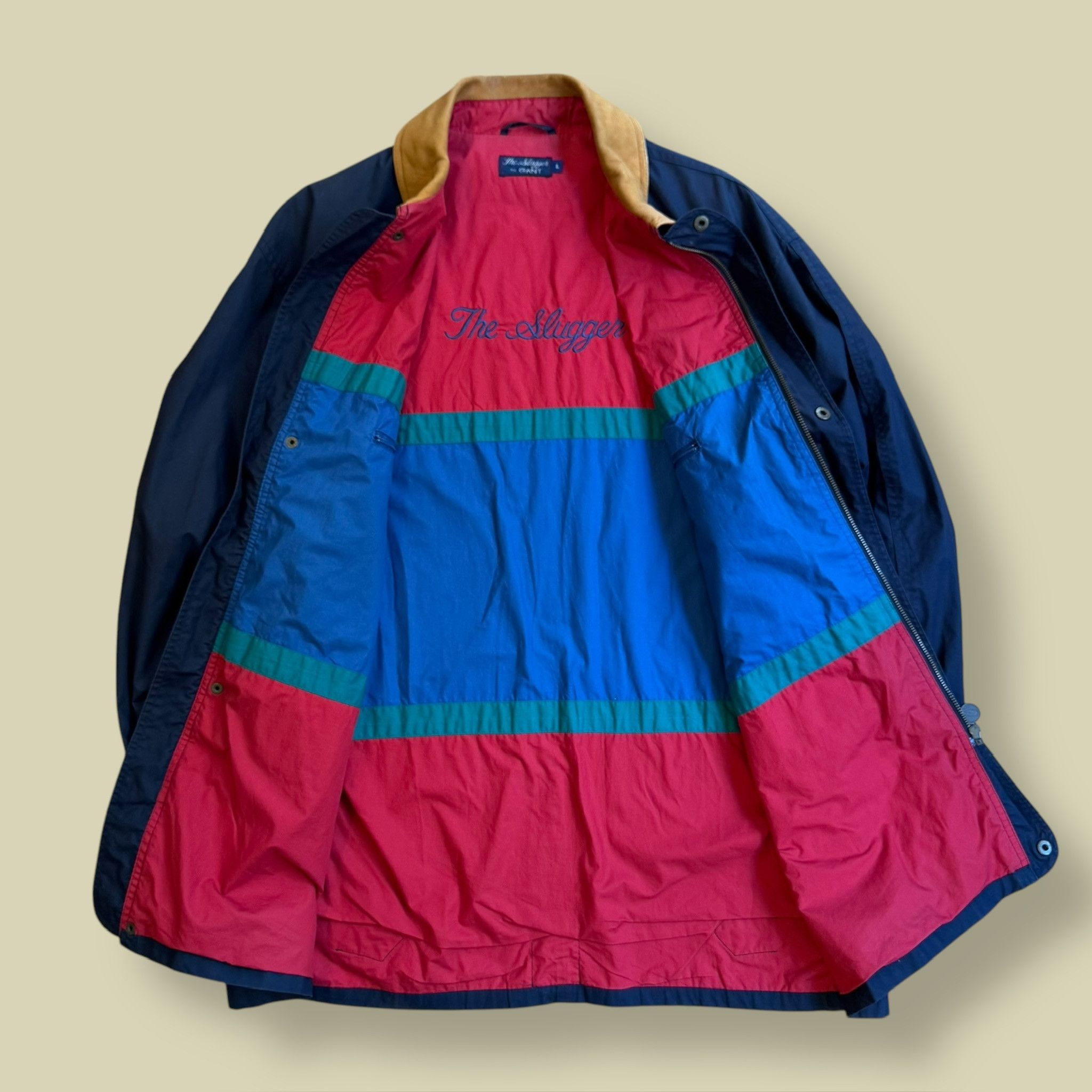 Gant Jacket The Slugger By Gant Blue Size US L / EU 52-54 / 3 - 2 Thumbnail