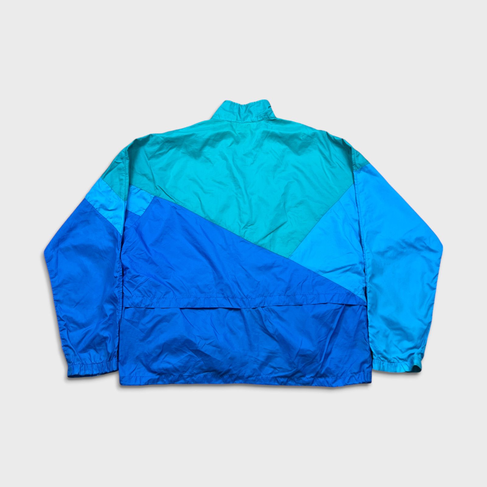 Nike × Vintage Vintage Nike Sportswear Jacket XL Swoosh Zip 90s Windbreaker Size US XL / EU 56 / 4 - 4 Thumbnail