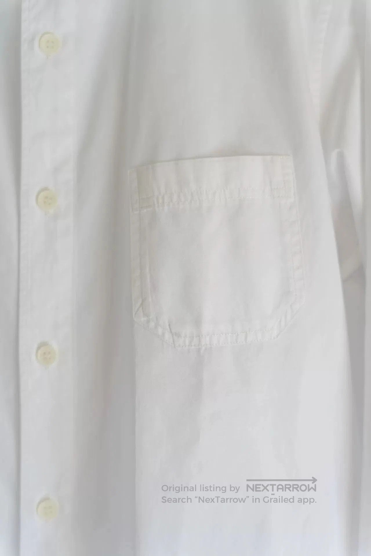 Yohji Yamamoto Yohji Yamamoto White Dress Shirt. Size US M / EU 48-50 / 2 - 4 Thumbnail