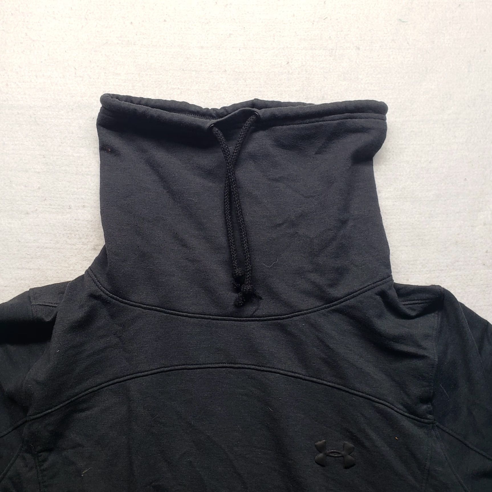 Under Armour Under Armour Sweatshirt Turtleneck Dark Gray Long Sleeve Women M Medium Pullover Regular Lightweight Fleece Solid Logo Size M / US 6-8 / IT 42-44 - 3 Thumbnail