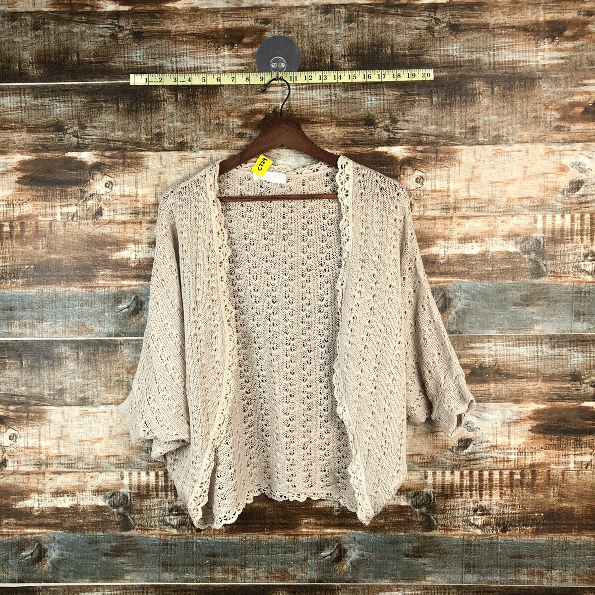 Homespun Knitwear DL Abc une Face vintage crochet Knitwear #C729 Size L / US 10 / IT 46 - 1 Thumbnail
