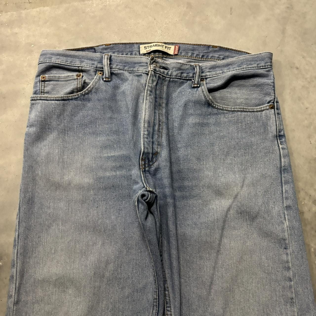 Levi's × Vintage Crazy Vintage Y2K/2000s Baggy Levis Light Wash Skater Denim Jeans! Size US 38 / EU 54 - 5 Thumbnail