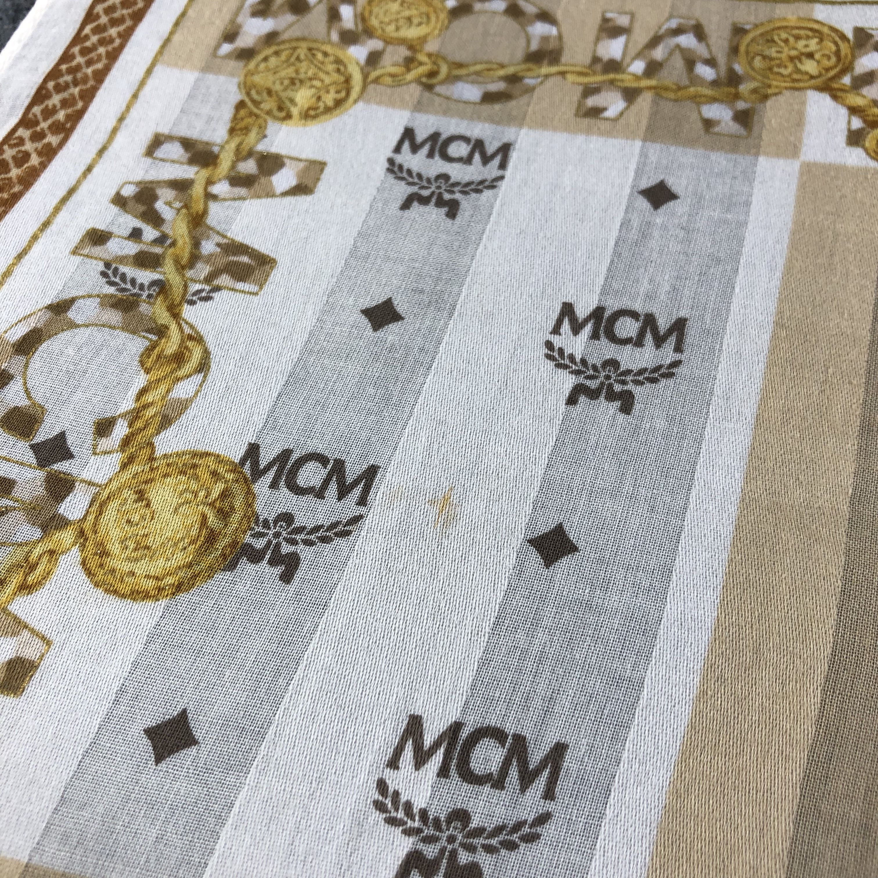 MCM × Vintage MCM Handkerchief Neckerchief Bandana H2284 Size ONE SIZE - 5 Thumbnail