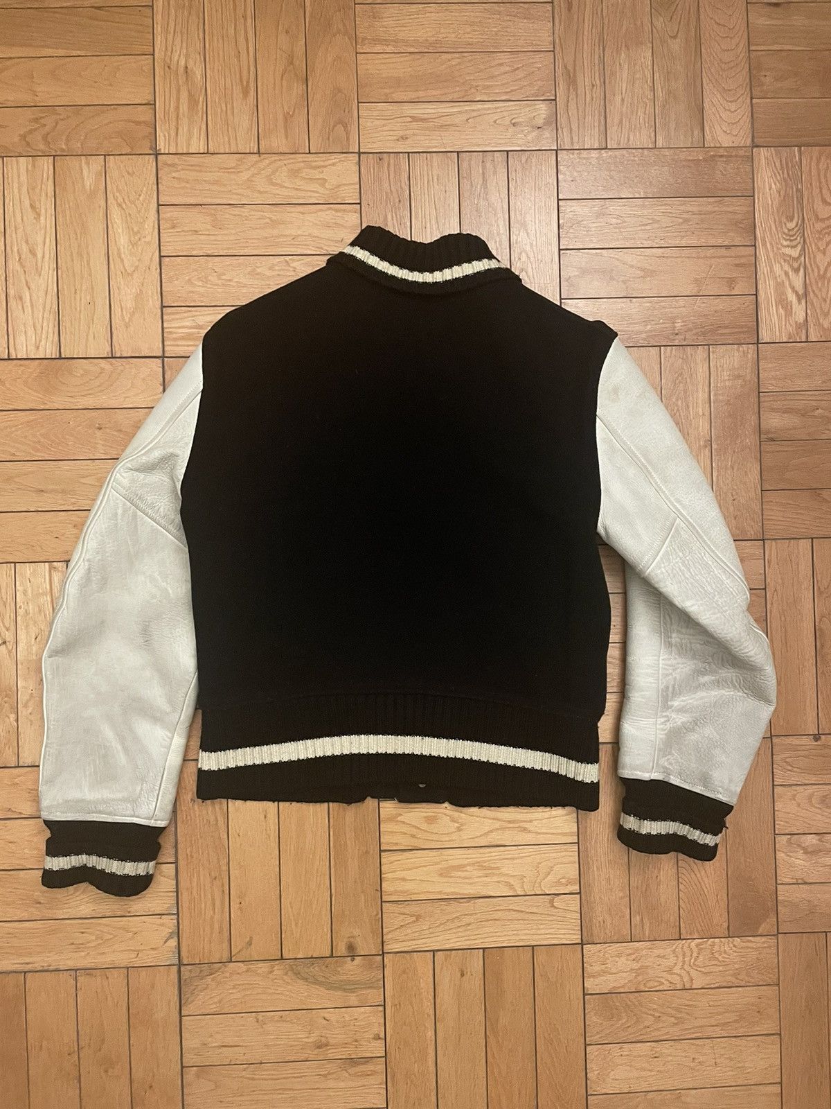 Comme des Garcons 2002 Junya Watanabe Comme des Garcons Varsity Jacket Size US L / EU 52-54 / 3 - 3 Thumbnail