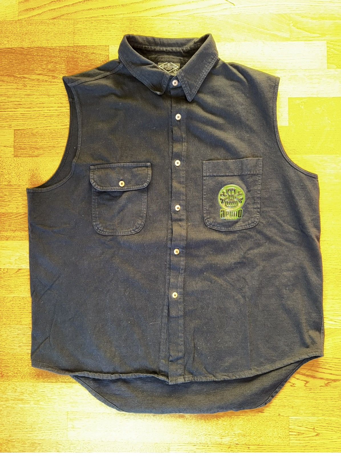 Walter Van Beirendonck Esrly 90‘s Apollo London - rave vest w reflective print! Size US XL / EU 56 / 4 - 3 Thumbnail