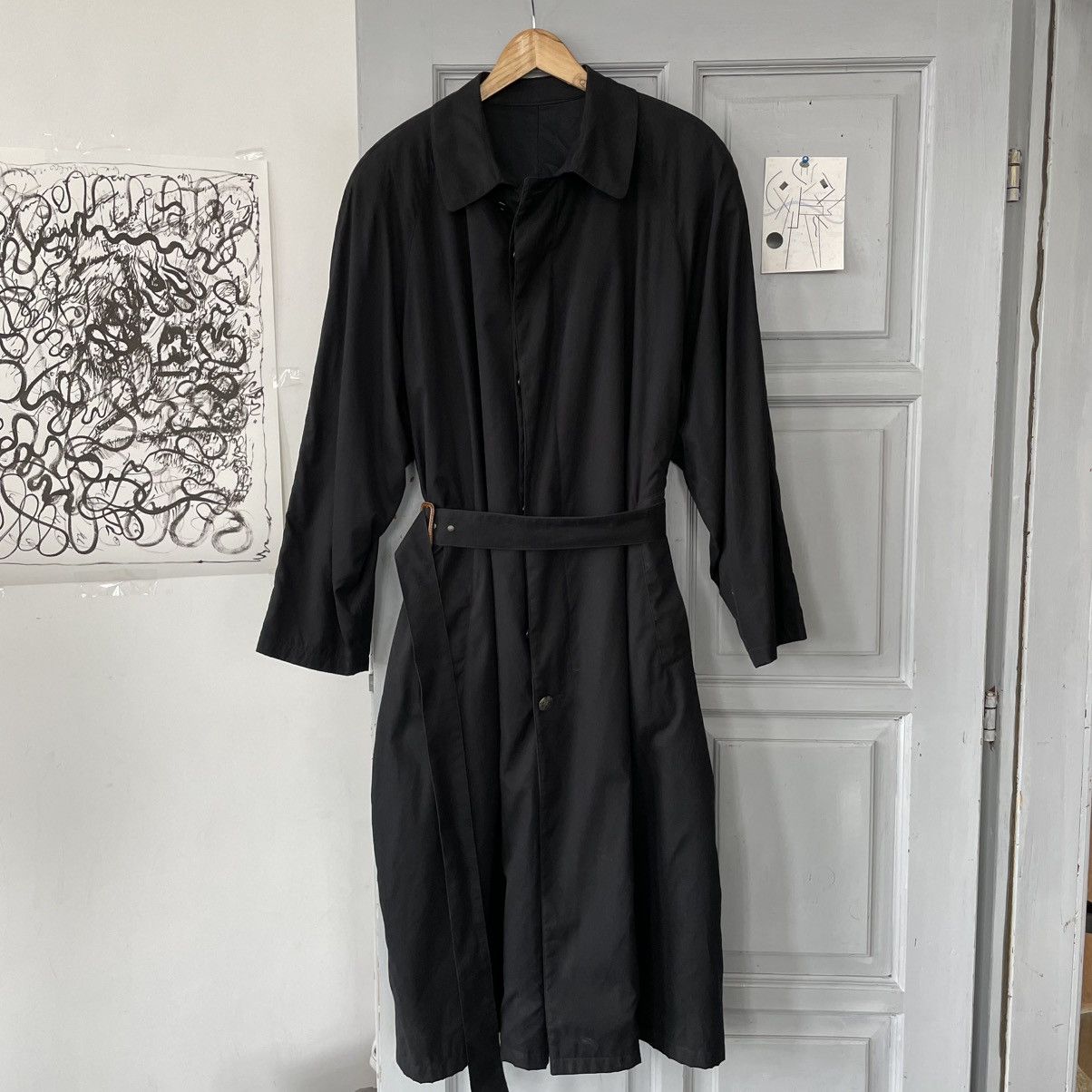 Vintage Vintage Avantgarde Trench Coat Colour Black Y2K Size US L / EU 52-54 / 3 - 5 Thumbnail