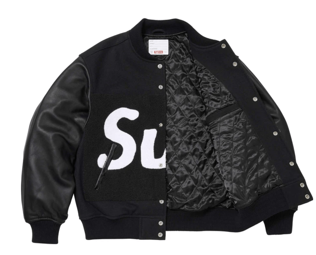 Supreme Supreme Big Logo Chenille Varsity Jacket Size US S / EU 44-46 / 1 - 2 Thumbnail