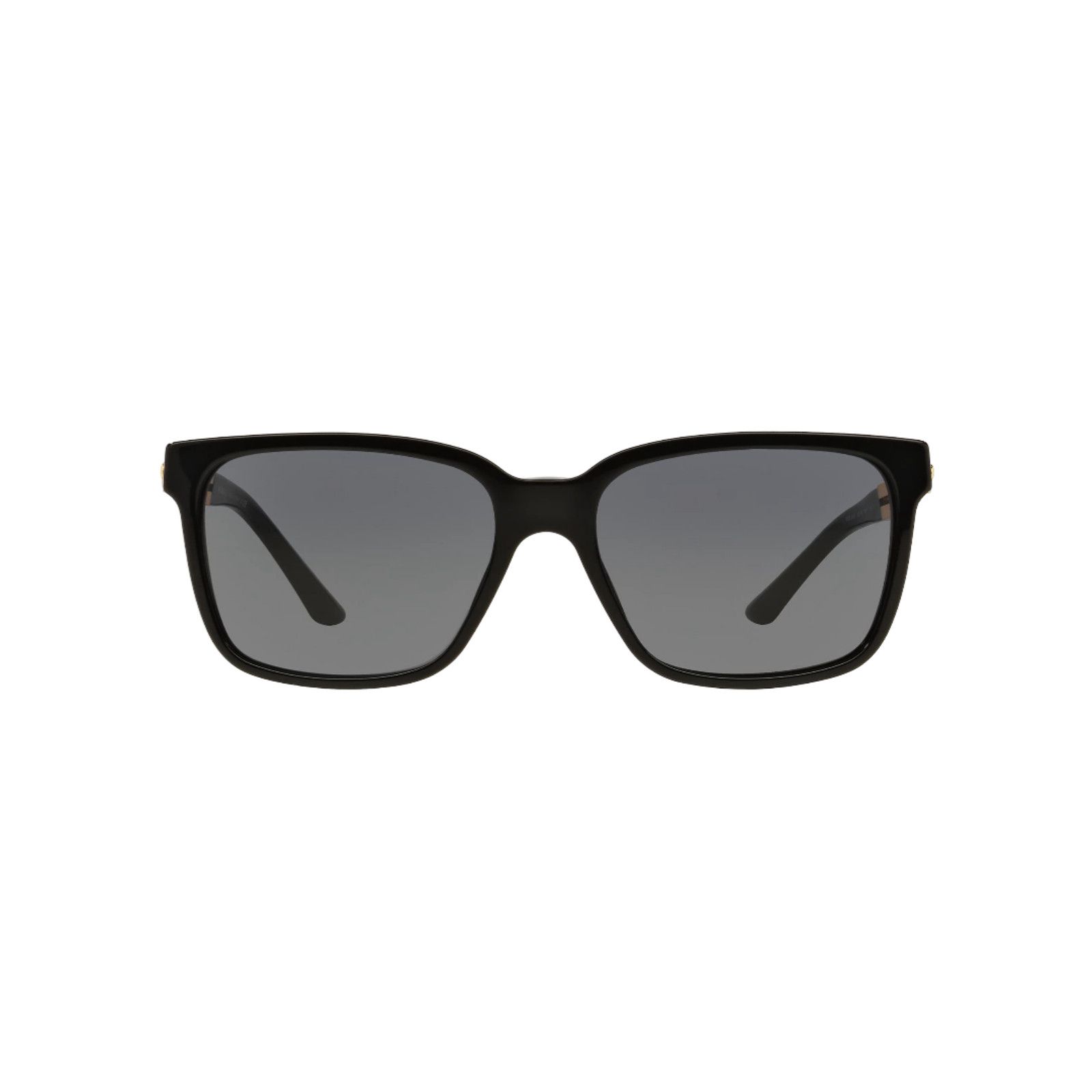 Versace Versace Sunglasses Square Black Gold Arm Grey Lens VE4307 Size ONE SIZE - 1 Thumbnail