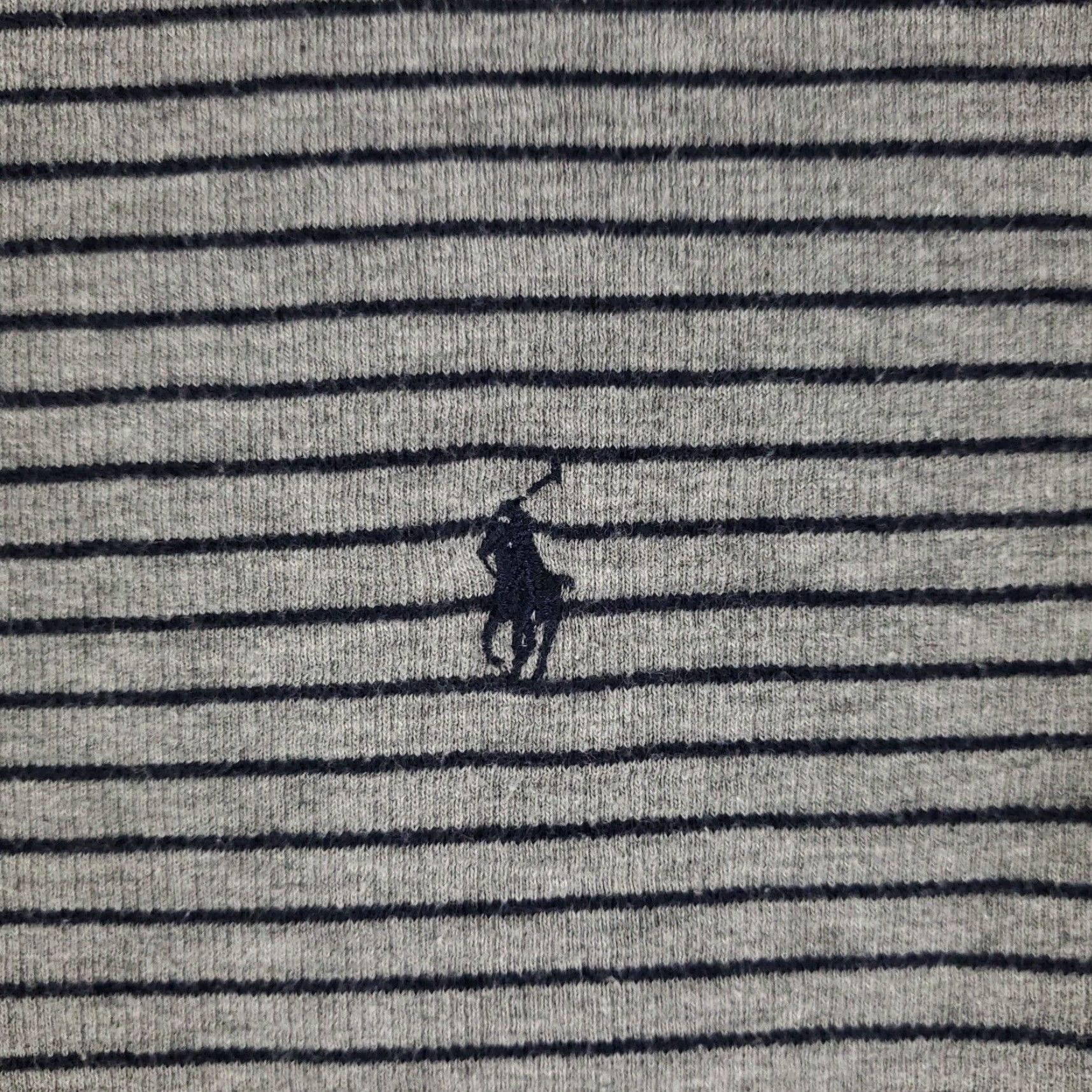 Ralph Lauren Ralph Lauren Large Gray Striped Crew Neck Sweater Pullover Size US L / EU 52-54 / 3 - 2 Thumbnail
