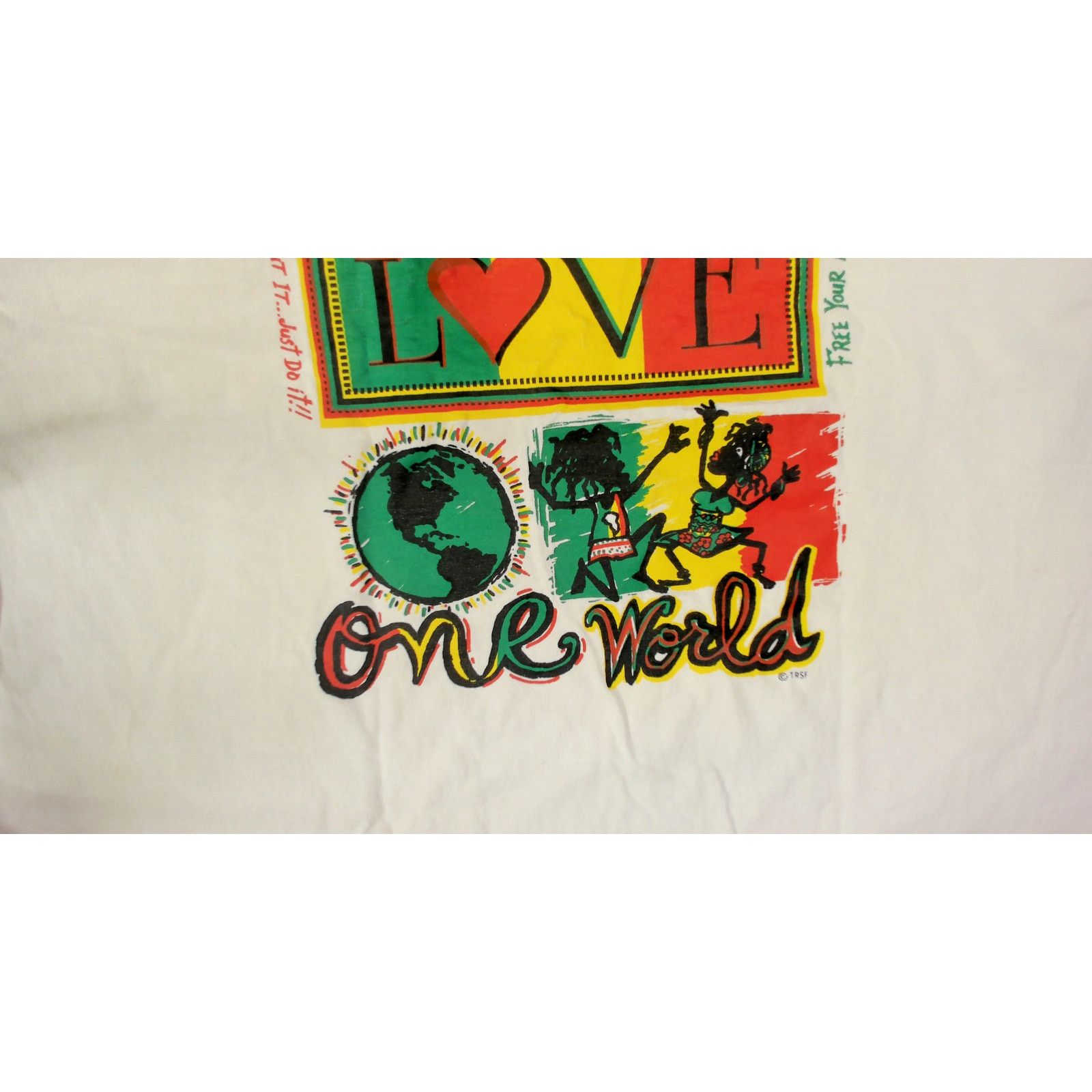 Vintage VTG 1990s Single Stitch Rasta Reggae Key West Graphic Tee Size US XL / EU 56 / 4 - 9 Thumbnail