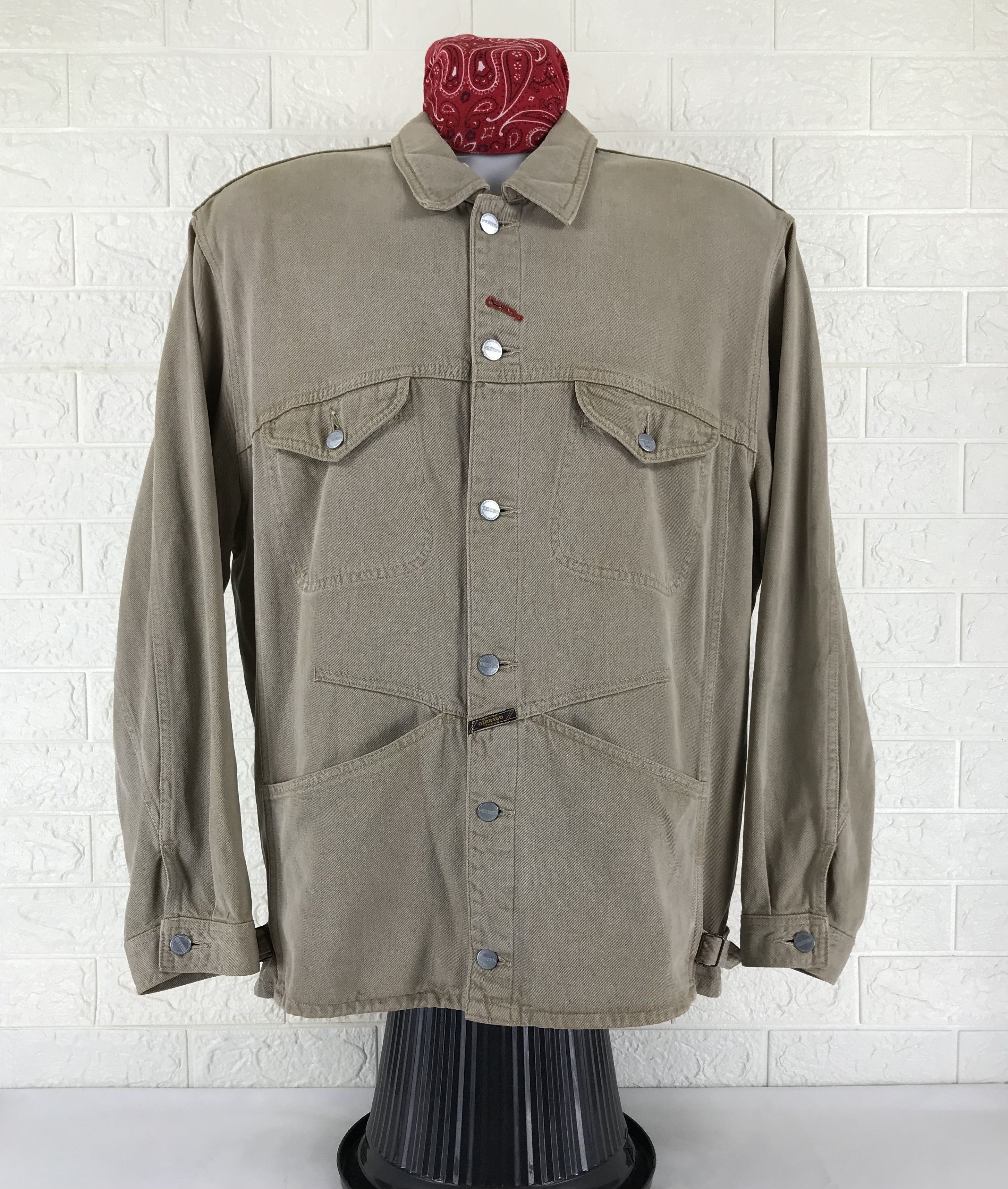Marithe + Francois Girbaud Vintage Marithe Francois Girbaud Light Jacket Size US L / EU 52-54 / 3 - 1 Thumbnail