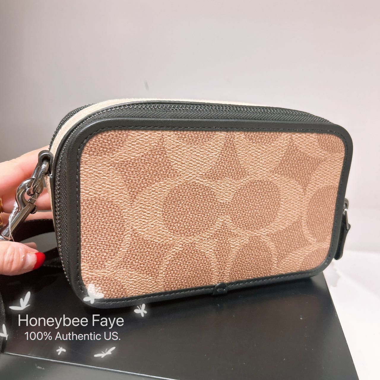 Coach Wyatt Crossbody Bag In Blocked Signature Canvas CAB80 Size ONE SIZE - 3 Thumbnail