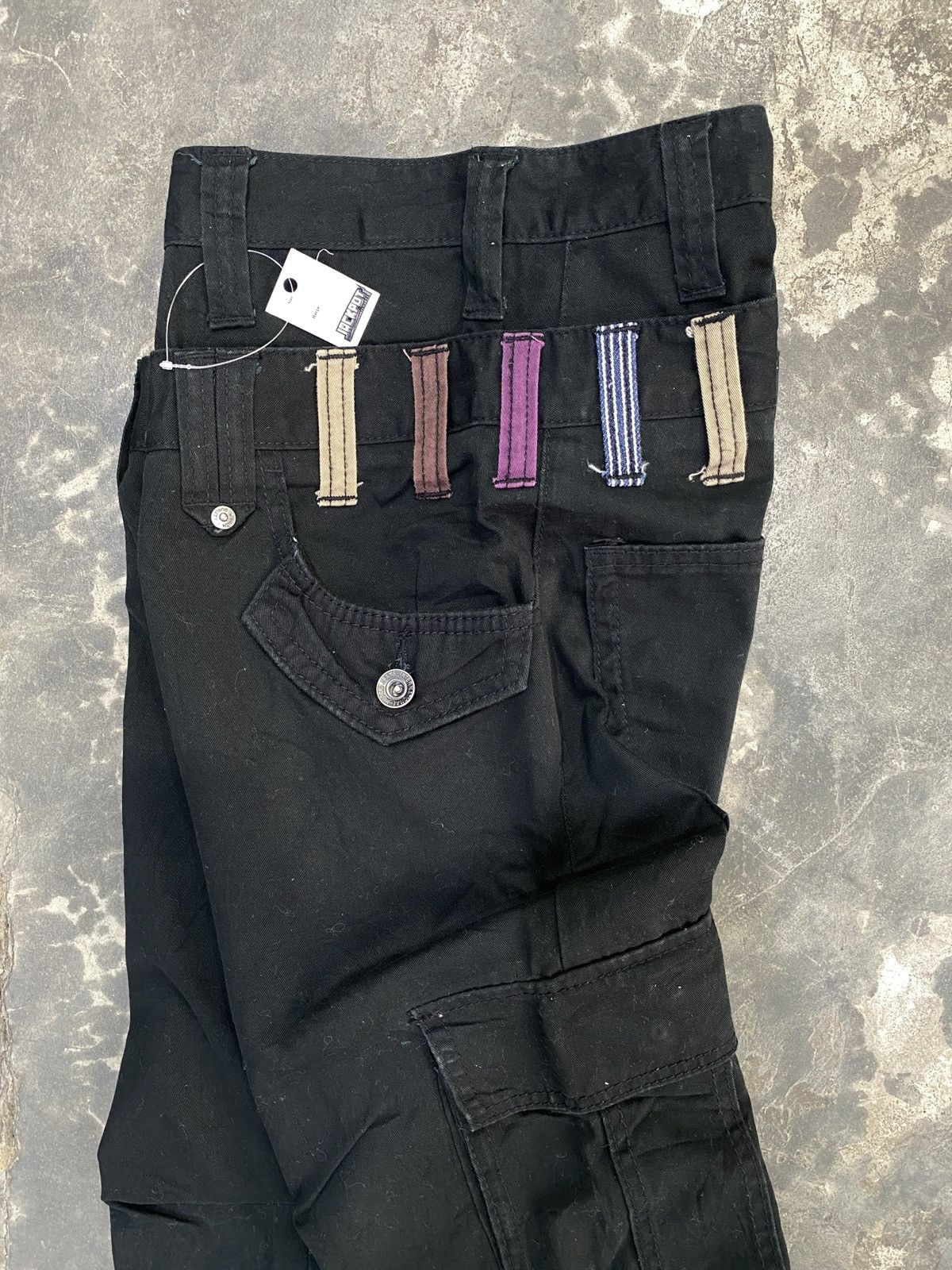 Japanese Brand Barcedos double waist cargo long pants jeans Size US 27 - 18 Thumbnail