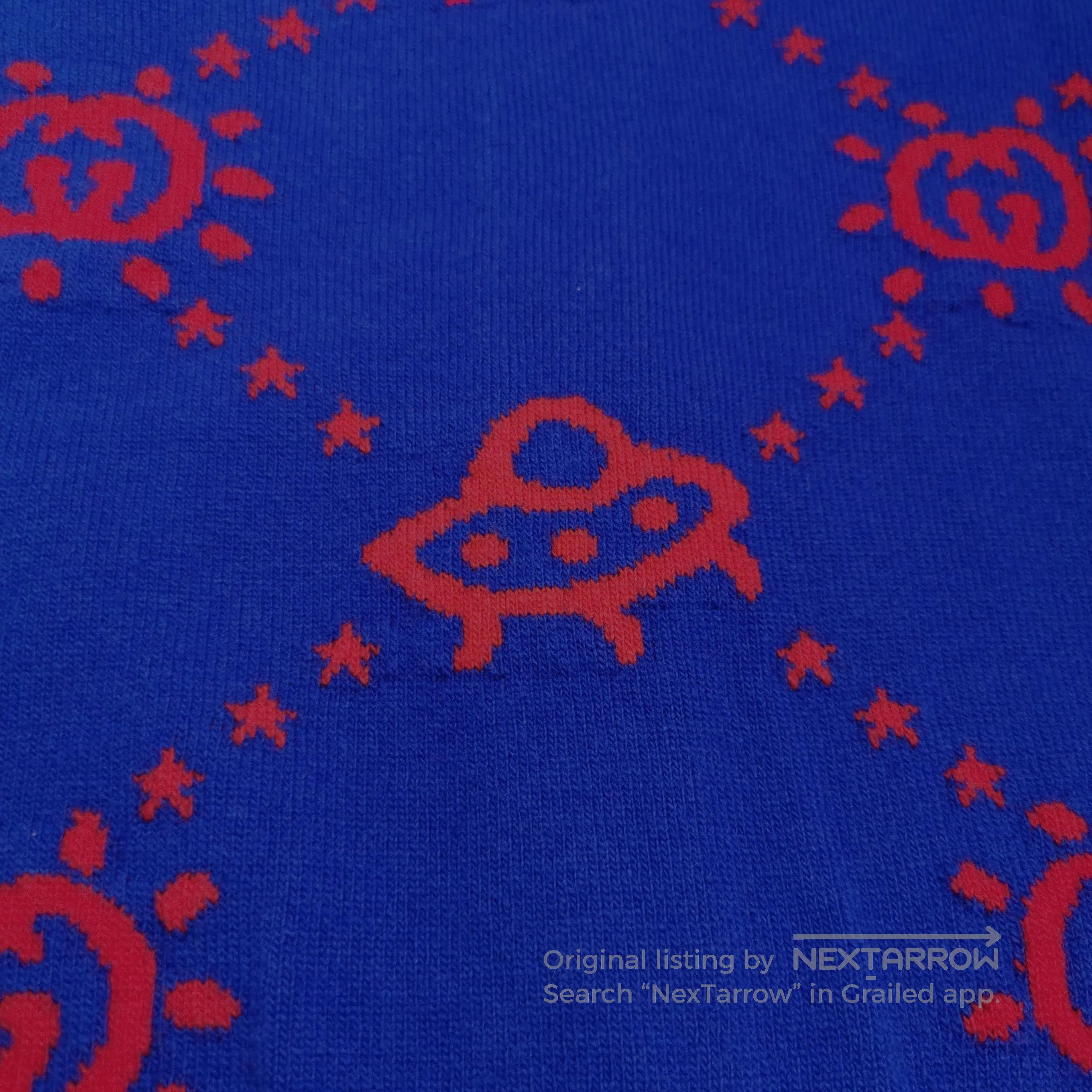 Gucci Gucci Blue & Orange Double G Logo Cardigan M. Size US M / EU 48-50 / 2 - 8 Thumbnail