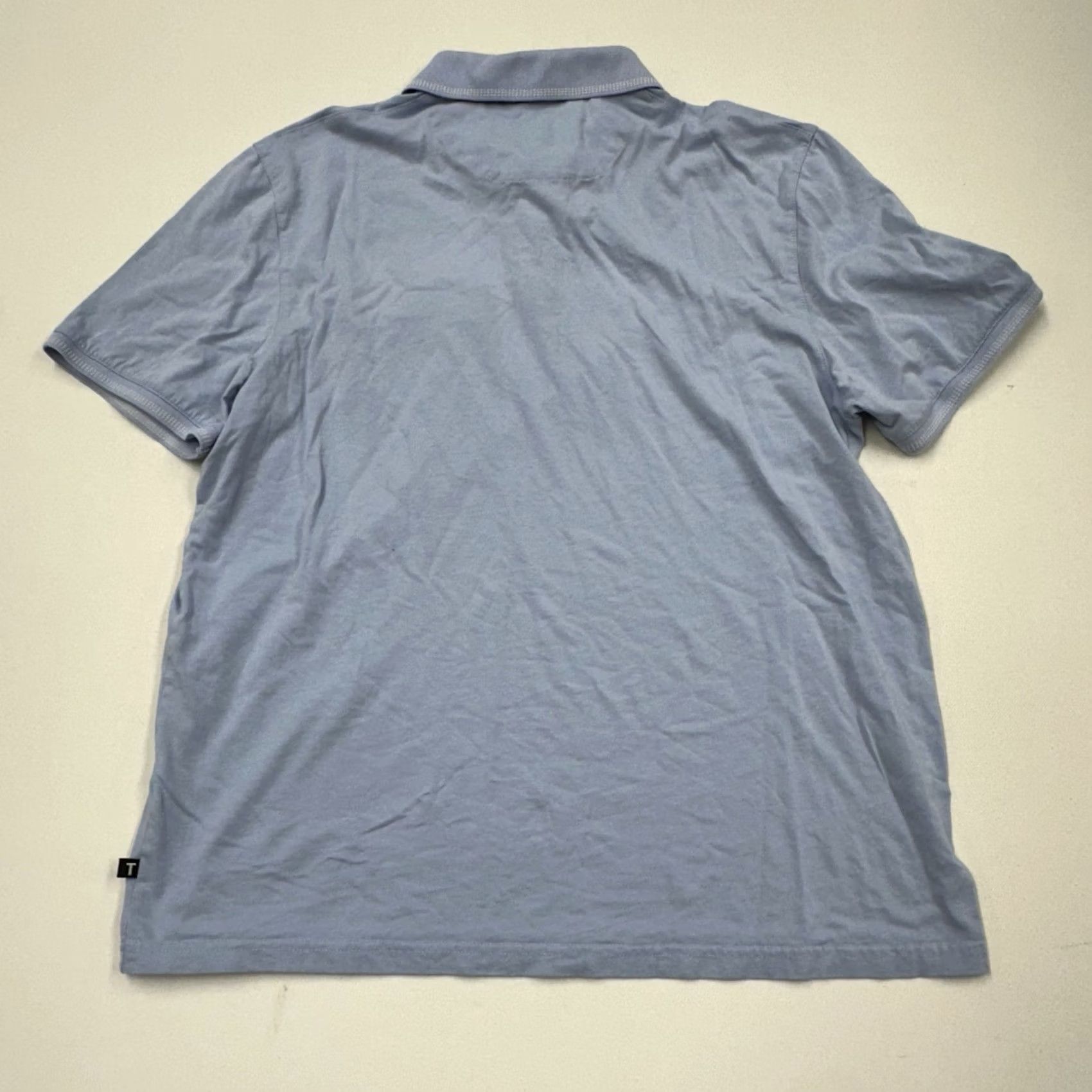 Ted Baker Ted Baker London Polo Golf Shirt Mens L Short Sleeve Blue Casual Preppy Classic Sports Size US L / EU 52-54 / 3 - 2 Thumbnail