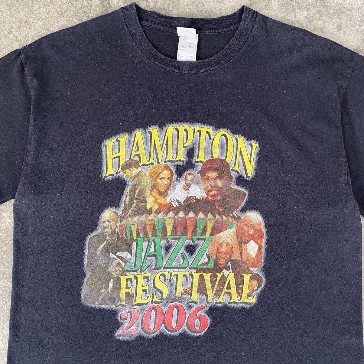 Rap Tees Vintage 2006 Hampton Jazz Festival Soft Faded Tee Size US XL / EU 56 / 4 - 3 Thumbnail