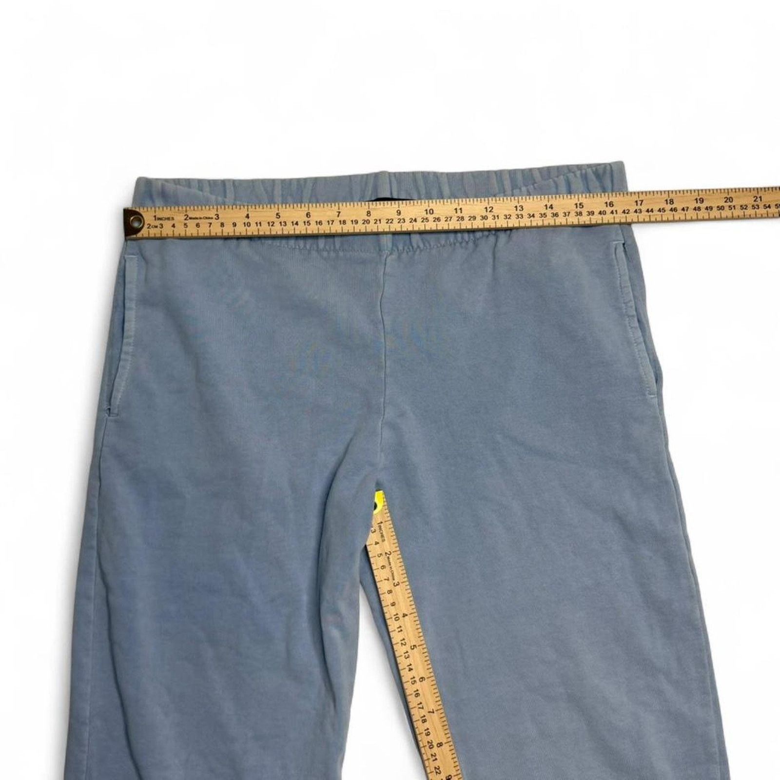 Brandy Melville Brandy Melville Light Blue 100% Cotton Joggers One Size Size 27" / US 4 / IT 40 - 5 Thumbnail