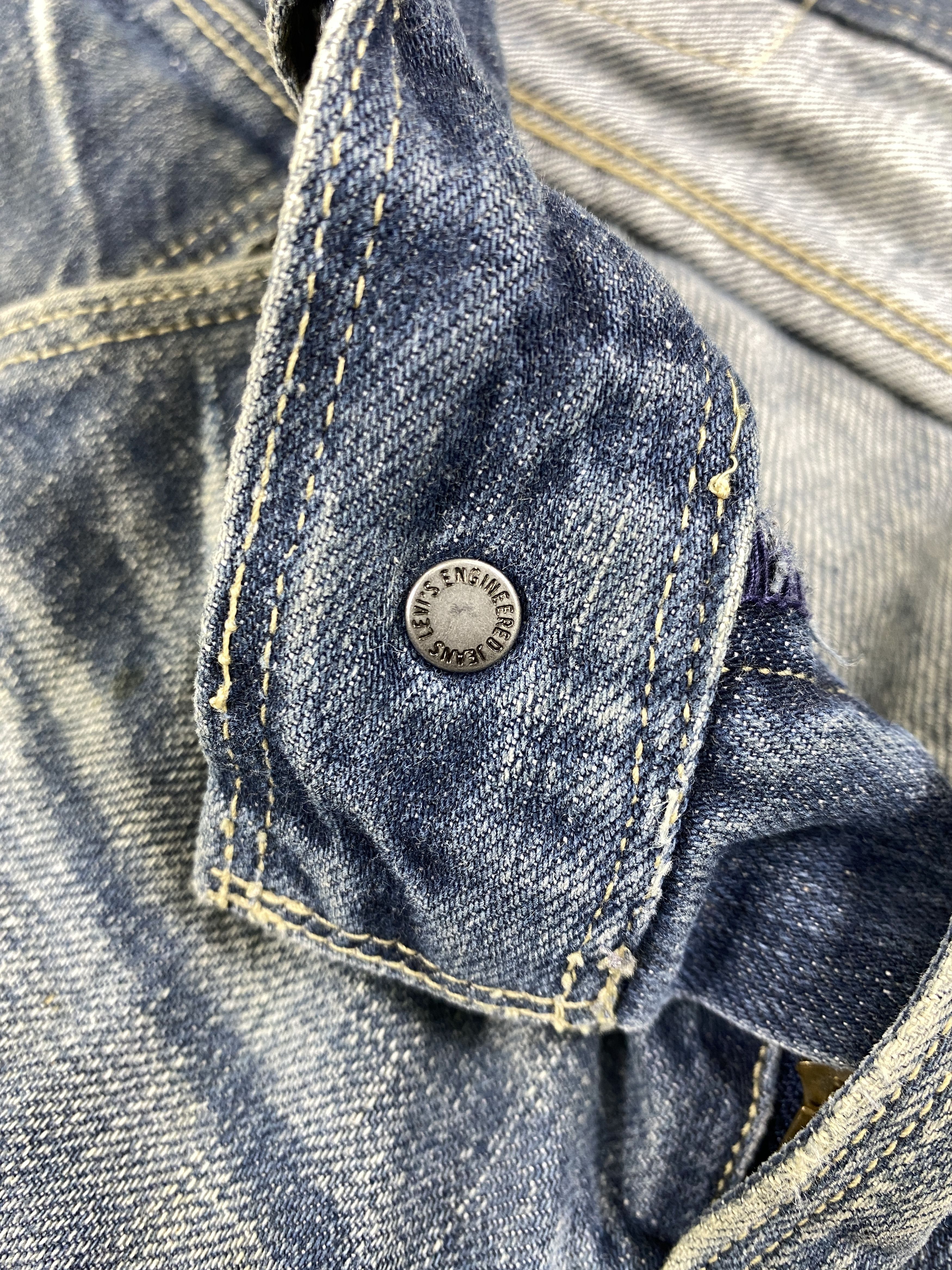 Levi's Blue Distressed Vintage Levi's Engineered 31x32 Denim SJ056 Size US 31 - 7 Thumbnail