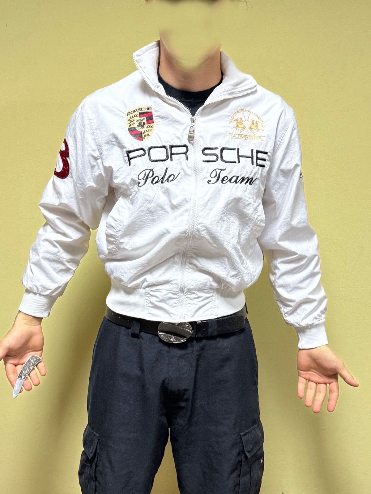 La Martina La Martina Porsche spell big logo windbreaker cropped eb0 Size US S / EU 44-46 / 1 - 1 Thumbnail