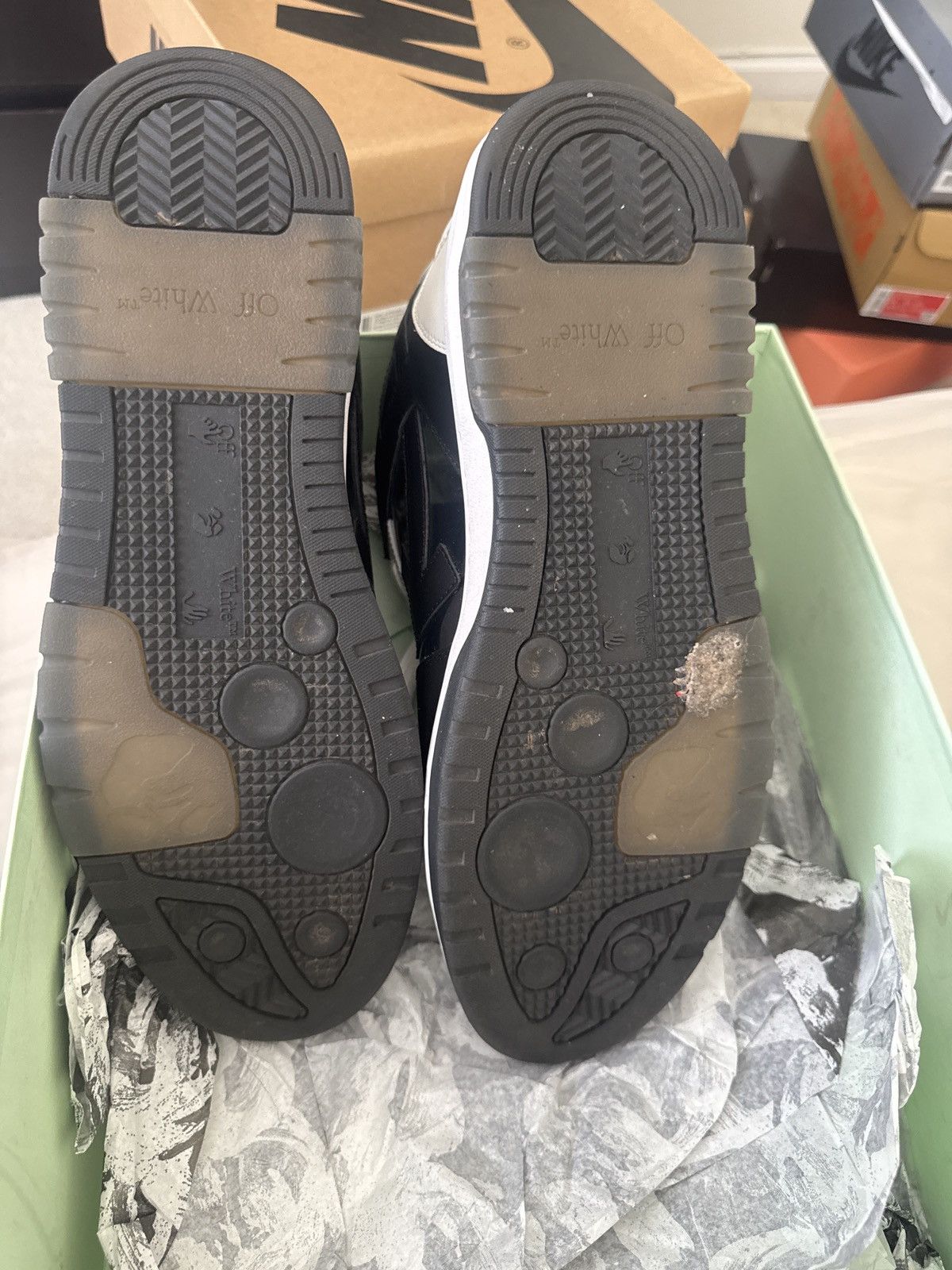 Off-White Off-White Off White Out Of Office 'See Through - Black' Size US 14 / EU 47 - 7 Thumbnail