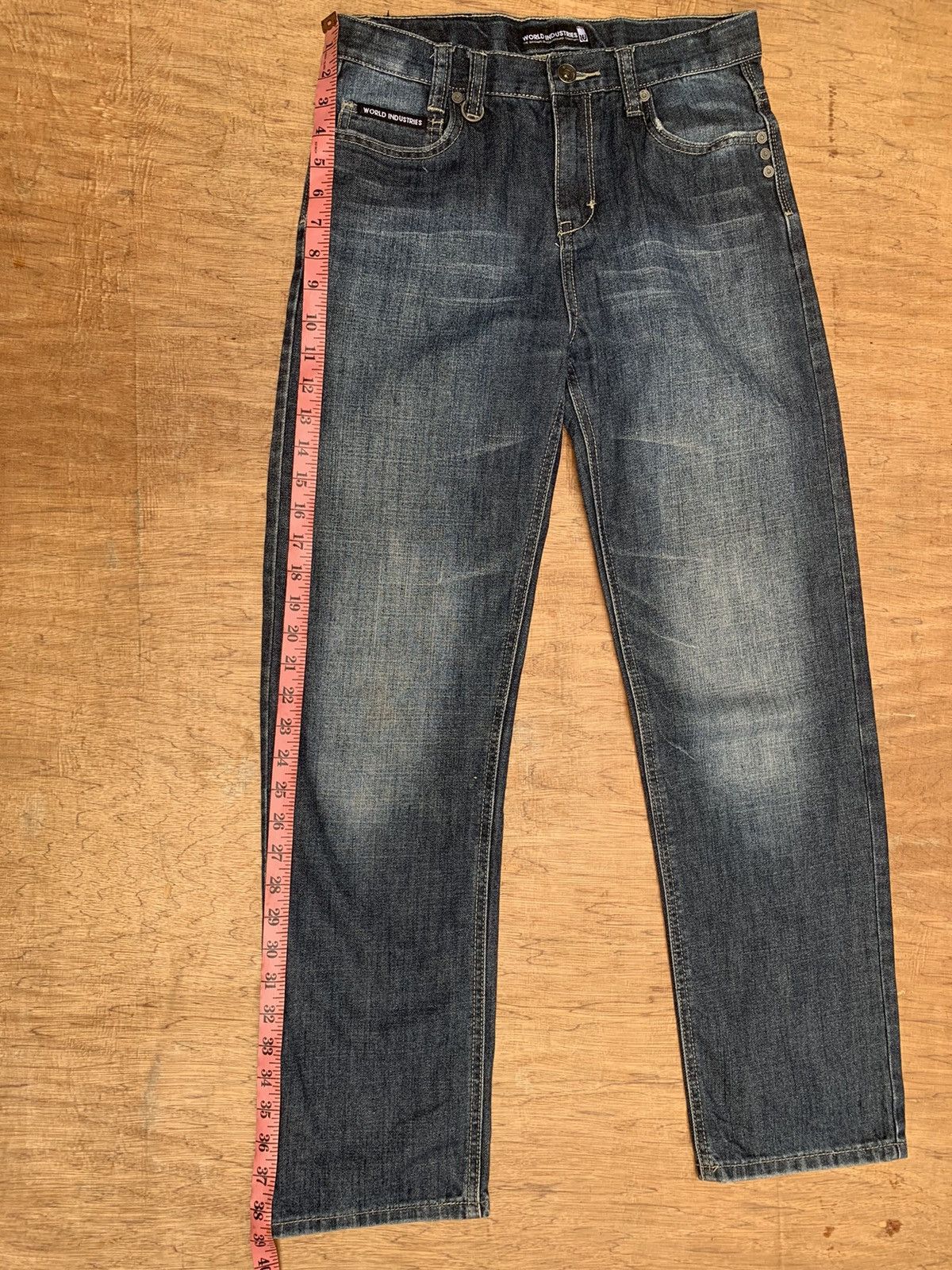 Hook-Ups World Industries Orignal Skateboarding Company Denim Pants Size US 28 / EU 44 - 15 Thumbnail