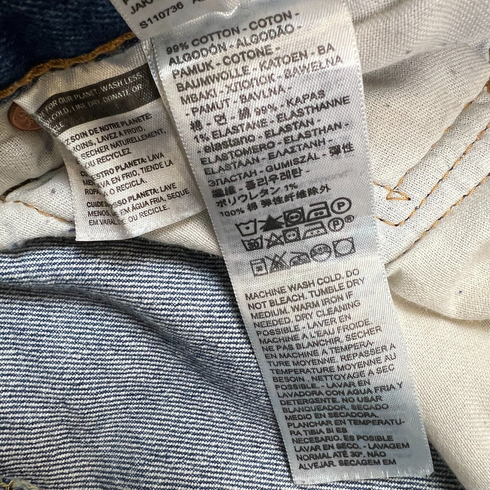 Levi's × Vintage Levi's 501 Jeans 31x32 Original Straight Distress Denim Pant Size US 31 - 13 Thumbnail