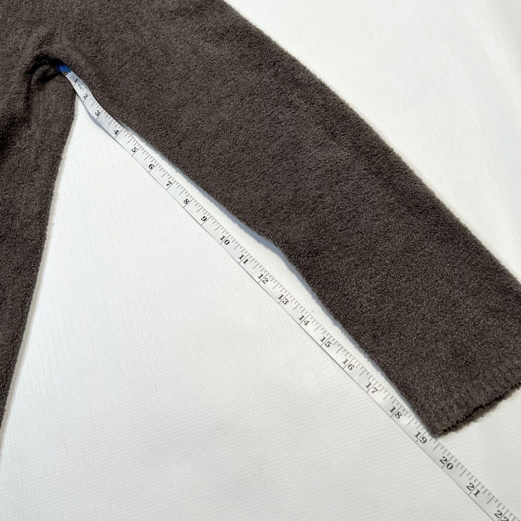 Vintage Barefoot Dreams Cardigan Womens L Brown Bamboo Chic Lite Knit Open Front Cozy Size L / US 10 / IT 46 - 7 Thumbnail