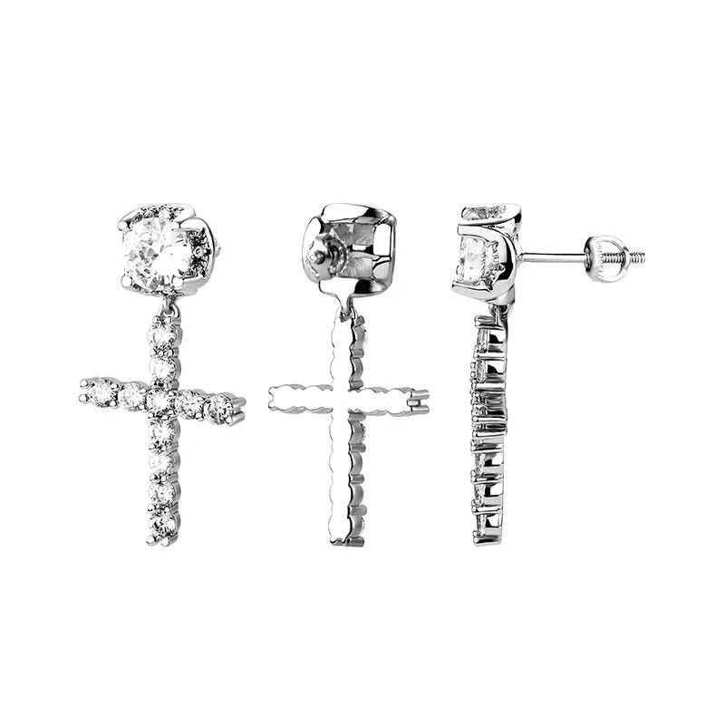 Jewelry × Vintage Cross Stud Earrings Size ONE SIZE - 2 Thumbnail