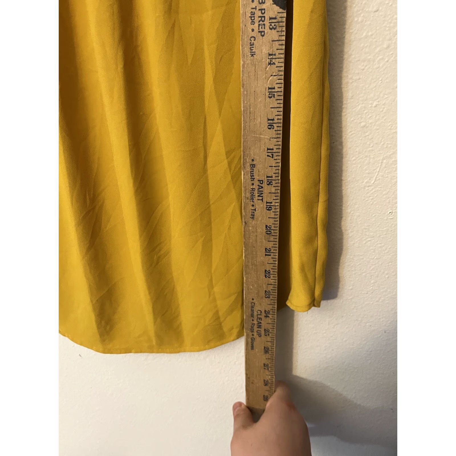 Loft LOFT Shirt Women Sleeveless Yellow High Neck Button Ruffle Blouse Top S Casual Party/Cocktail Travel Knit Rayon Regular Summer Fall Spring Women Size S / US 4 / IT 40 - 4 Thumbnail