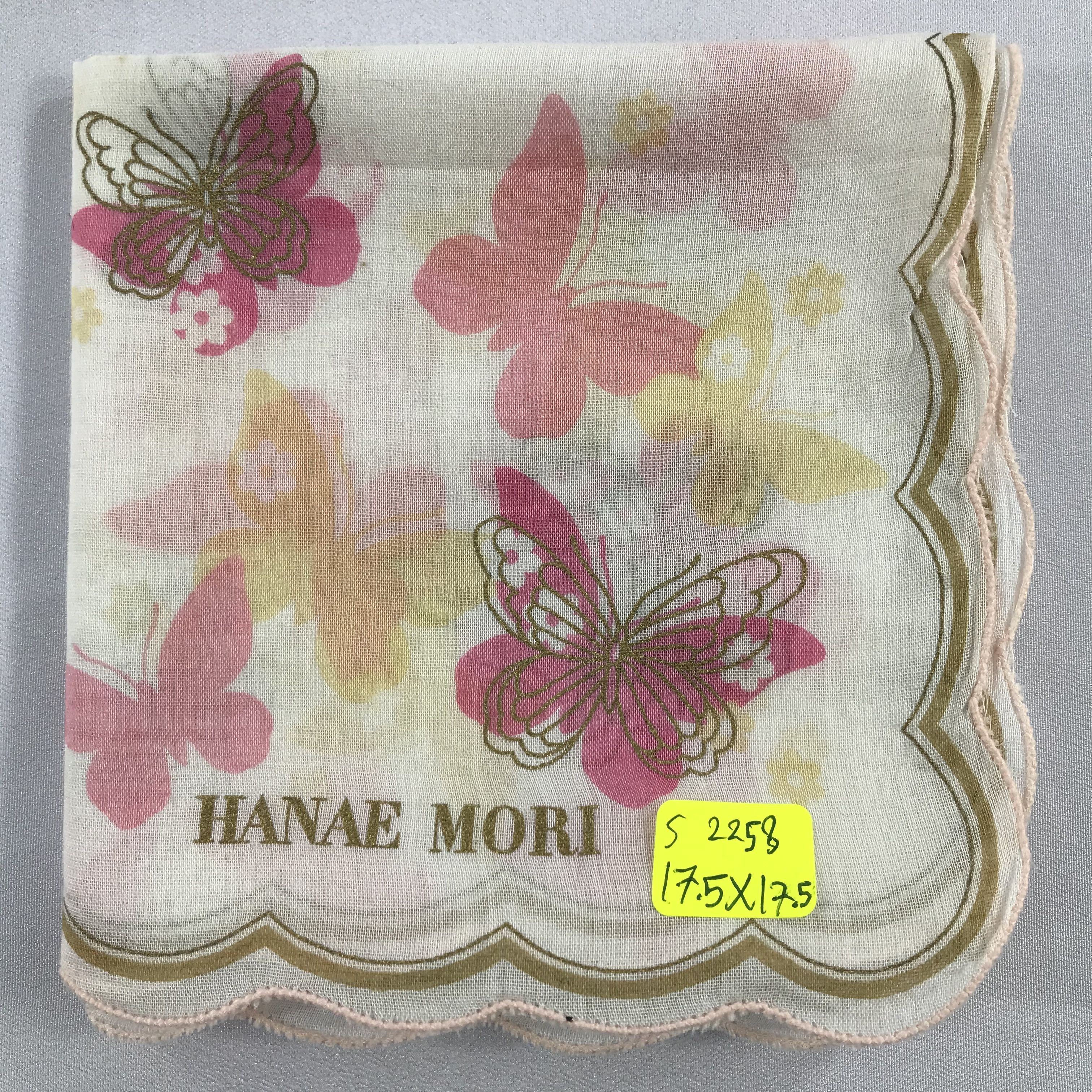 Hanae Mori × Vintage Hanae Mori Bandana / Handkerchief / Neckerchief - S2258 Size ONE SIZE - 5 Thumbnail